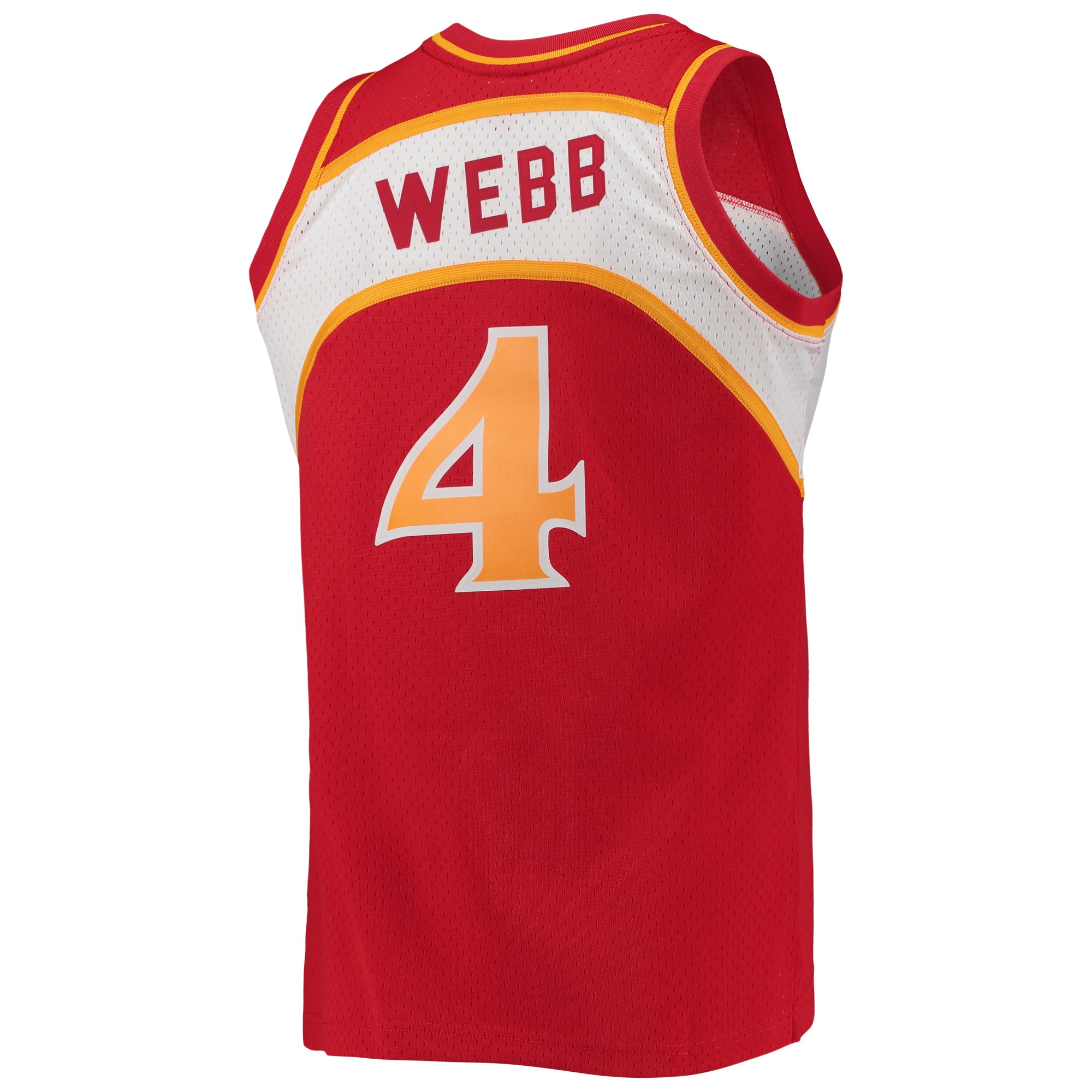 Spud Webb Atlanta Hawks Mitchell &Ness Hardwood Classics Swingman Jersey - Red - PersonalJerseys