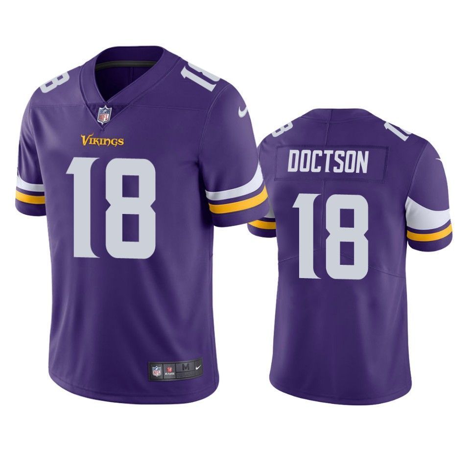 Minnesota Vikings Josh Doctson Purple Vapor Untouchable Limited Jersey - Friend Lounge Store - Shop for All Things Jerseys Sports - PersonalJerseys