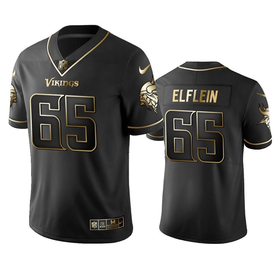 NFL 100 Pat Elflein Minnesota Vikings Black Golden Edition Vapor Untouchable Limited Jersey - Men's - Friend Lounge Store - Shop for All Things Jerseys Sports - PersonalJerseys