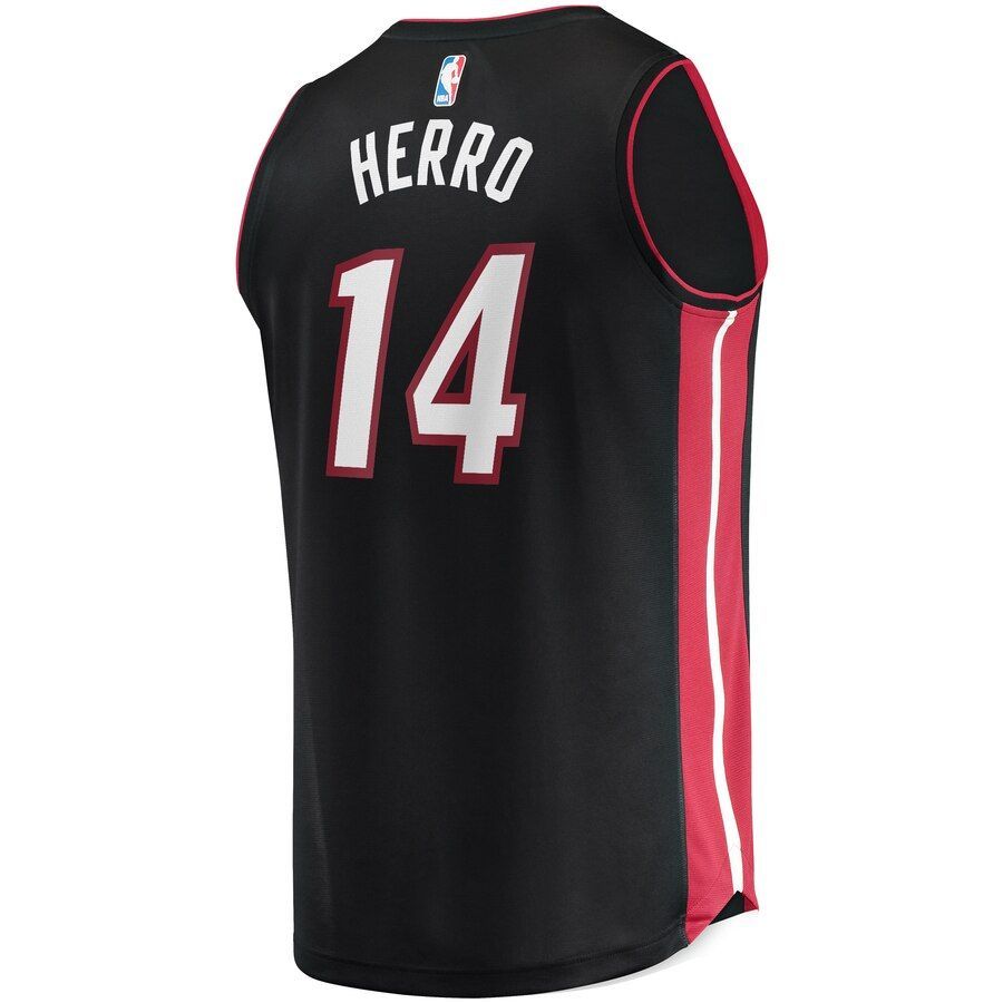 Tyler Herro Miami Heat Branded Fast Break Jersey Black - Icon Edition - Friend Lounge Store - Shop for All Things Jerseys Sports - PersonalJerseys