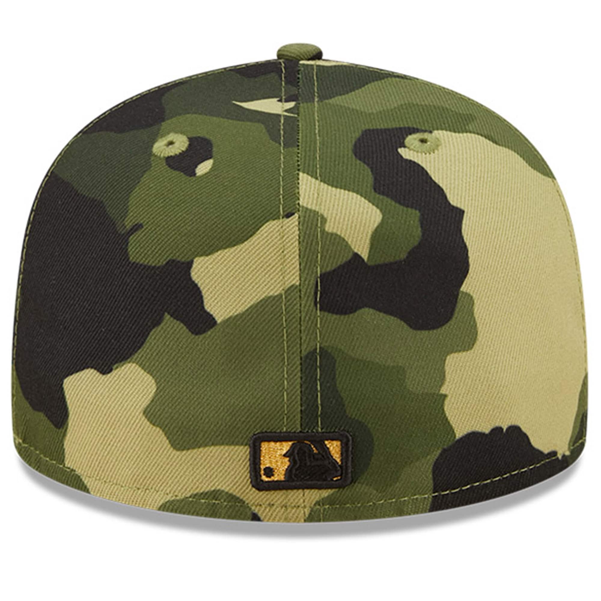 New York Yankees New Era 2022 Armed Forces Day On-Field 59FIFTY Fitted Hat - Camo - PersonalJerseys