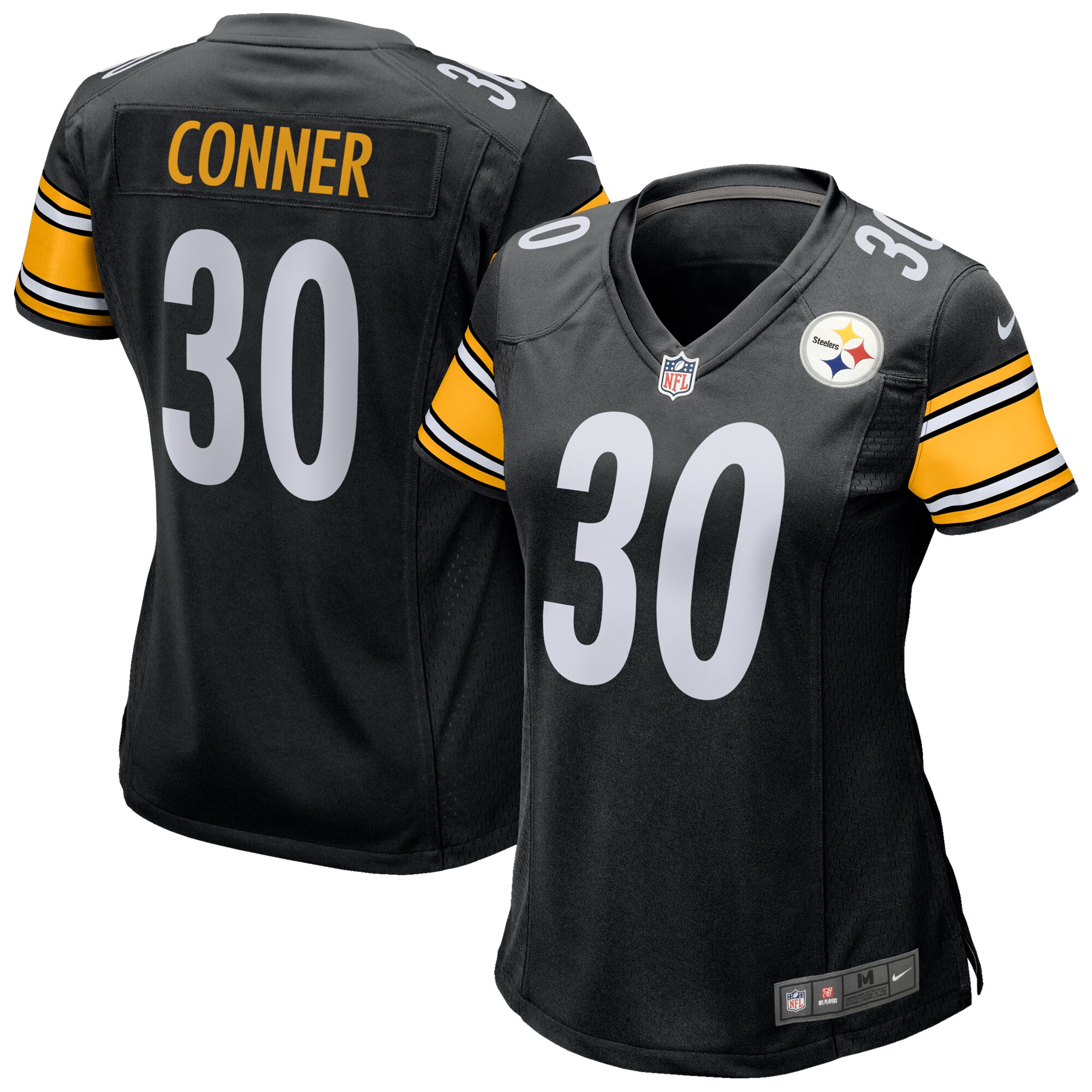 James Conner Pittsburgh Steelers Nike Women's Game Jersey - Black - PersonalJerseys