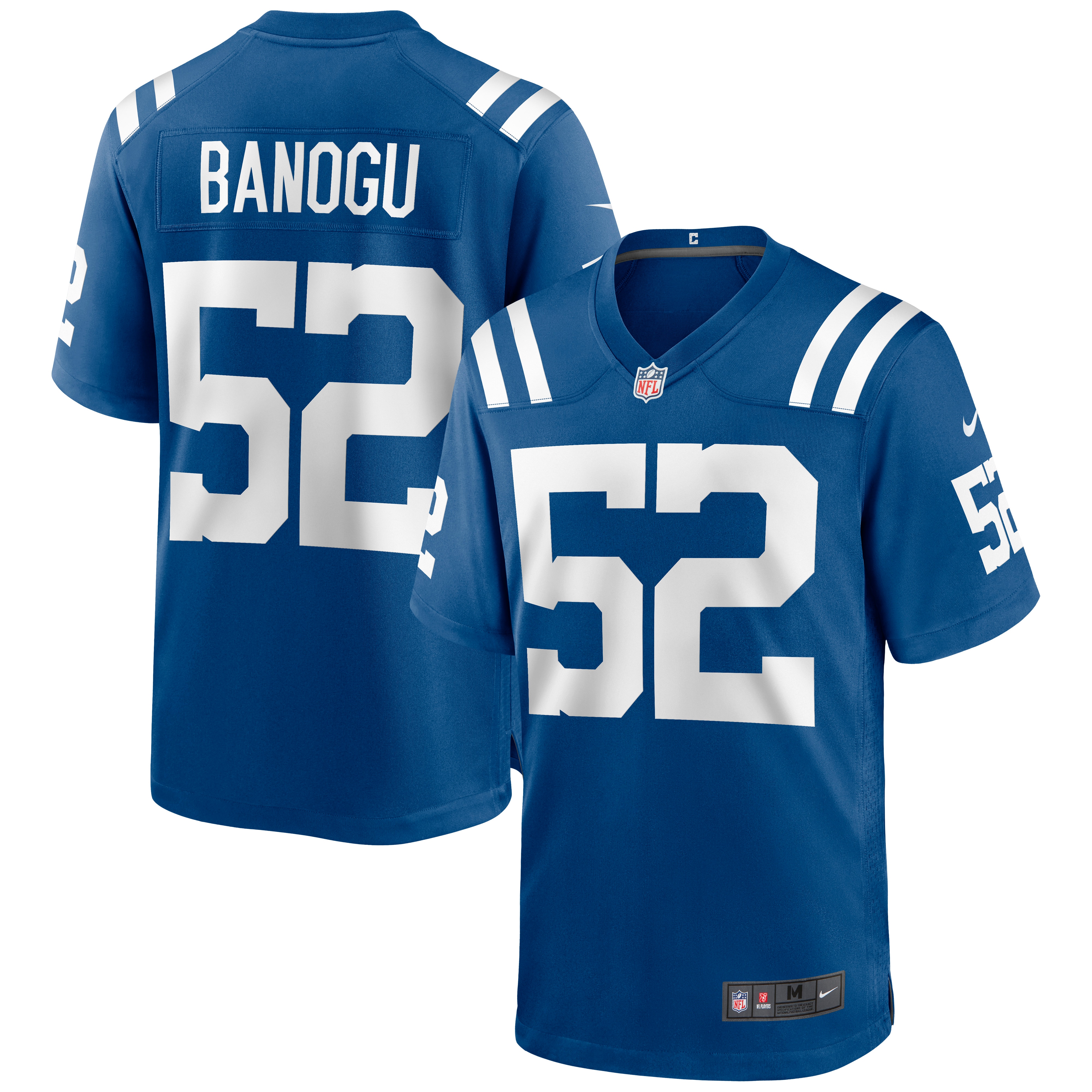Indianapolis Colts Ben Banogu Royal Game Jersey for Youth Women Men - Friend Lounge Store - Shop for All Things Jerseys Sports - PersonalJerseys