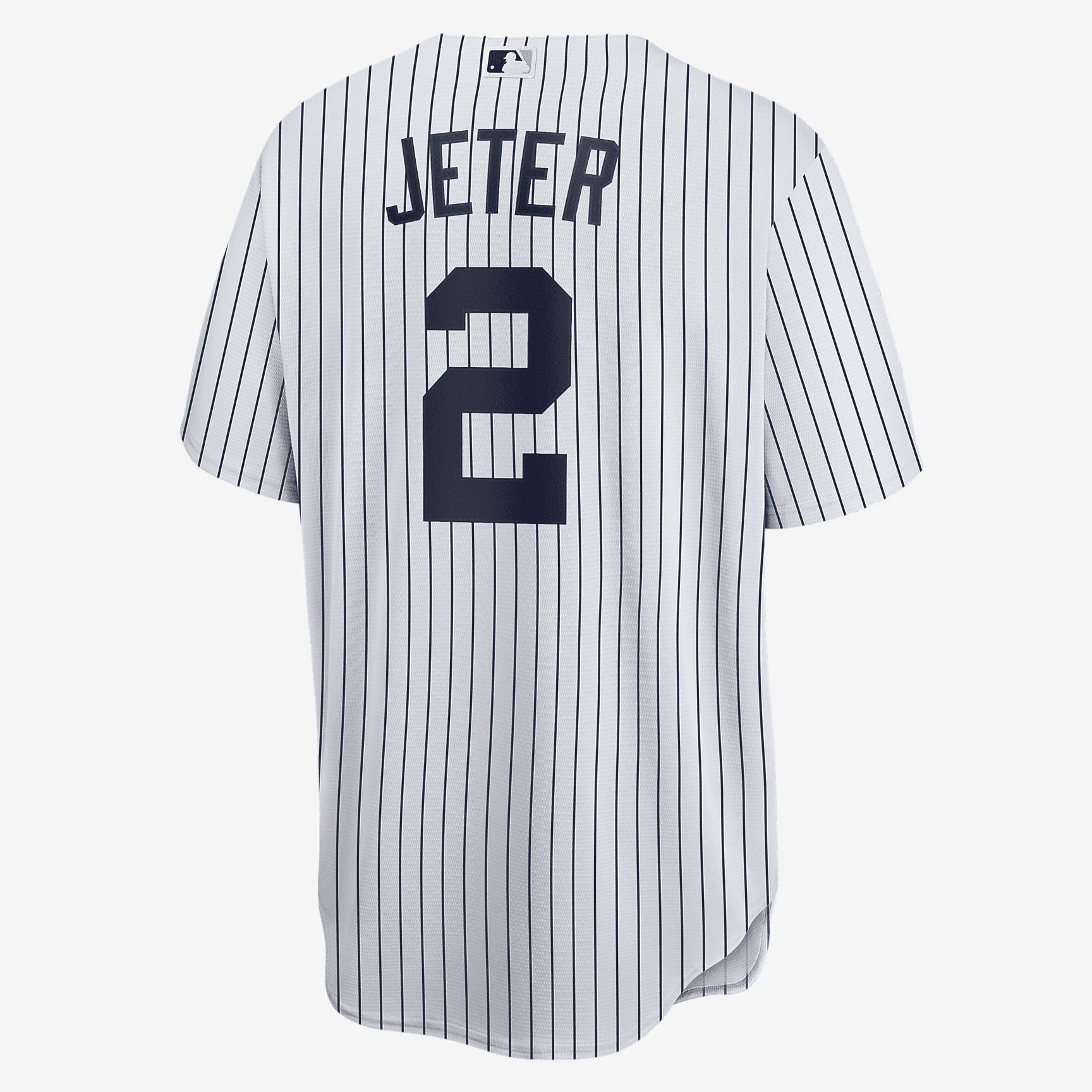 MLB New York Yankees (Derek Jeter) Men's Replica Baseball Jersey - White/Navy - PersonalJerseys