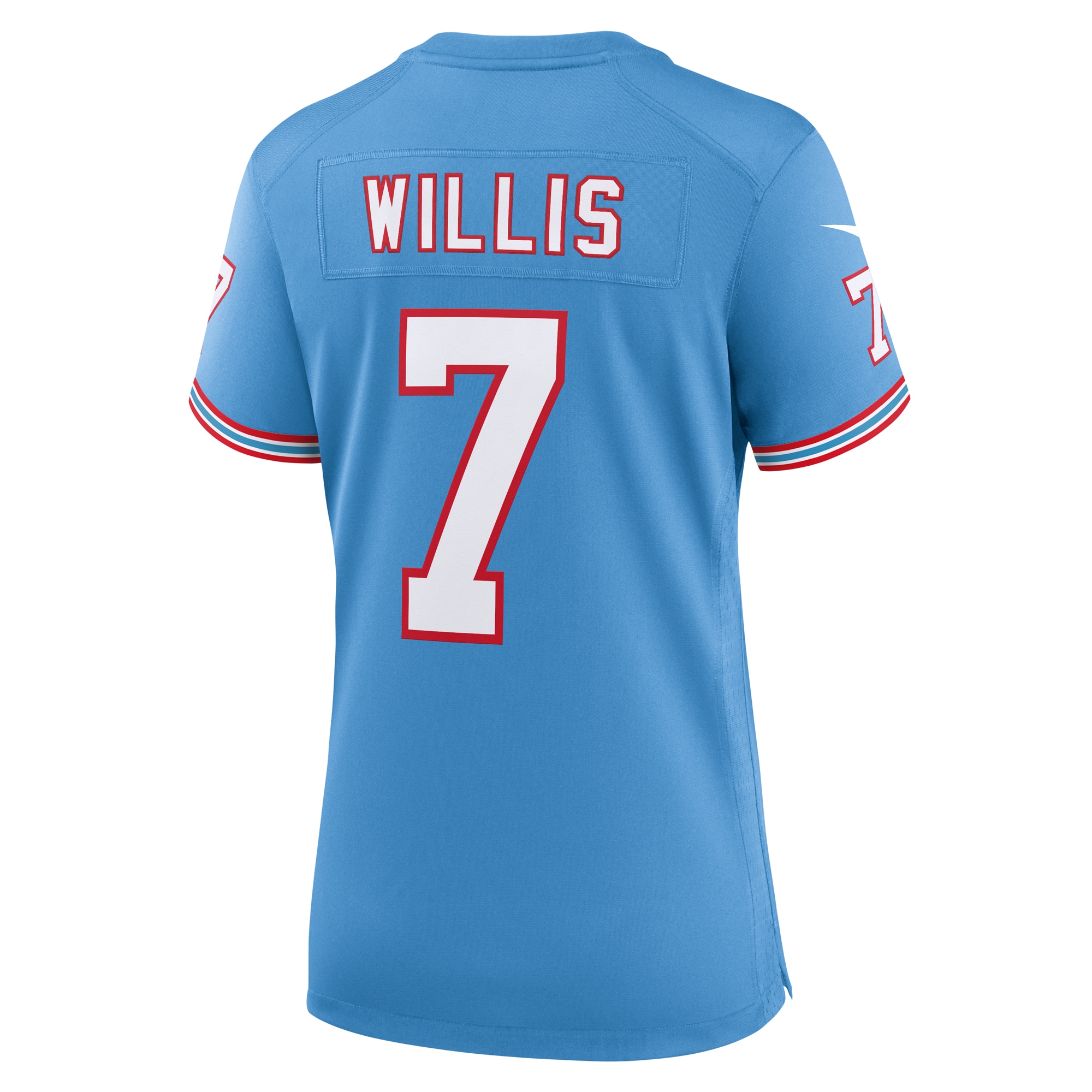 Malik Willis Tennessee Titans Nike Women's Oilers Throwback Player Game Jersey - Light Blue - PersonalJerseys