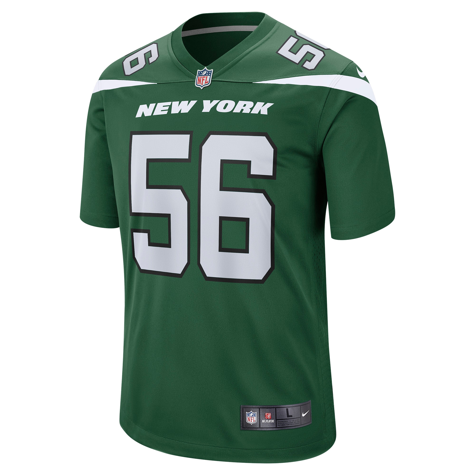 Quincy Williams New York Jets Nike Game Jersey - Gotham Green - PersonalJerseys