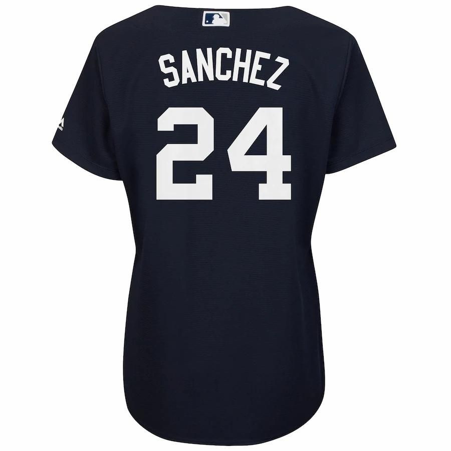 Gary Sanchez New York Yankees Majestic Women's Fashion Cool Base Player Jersey - Navy - Friend Lounge Store - Shop for All Things Jerseys Sports - PersonalJerseys