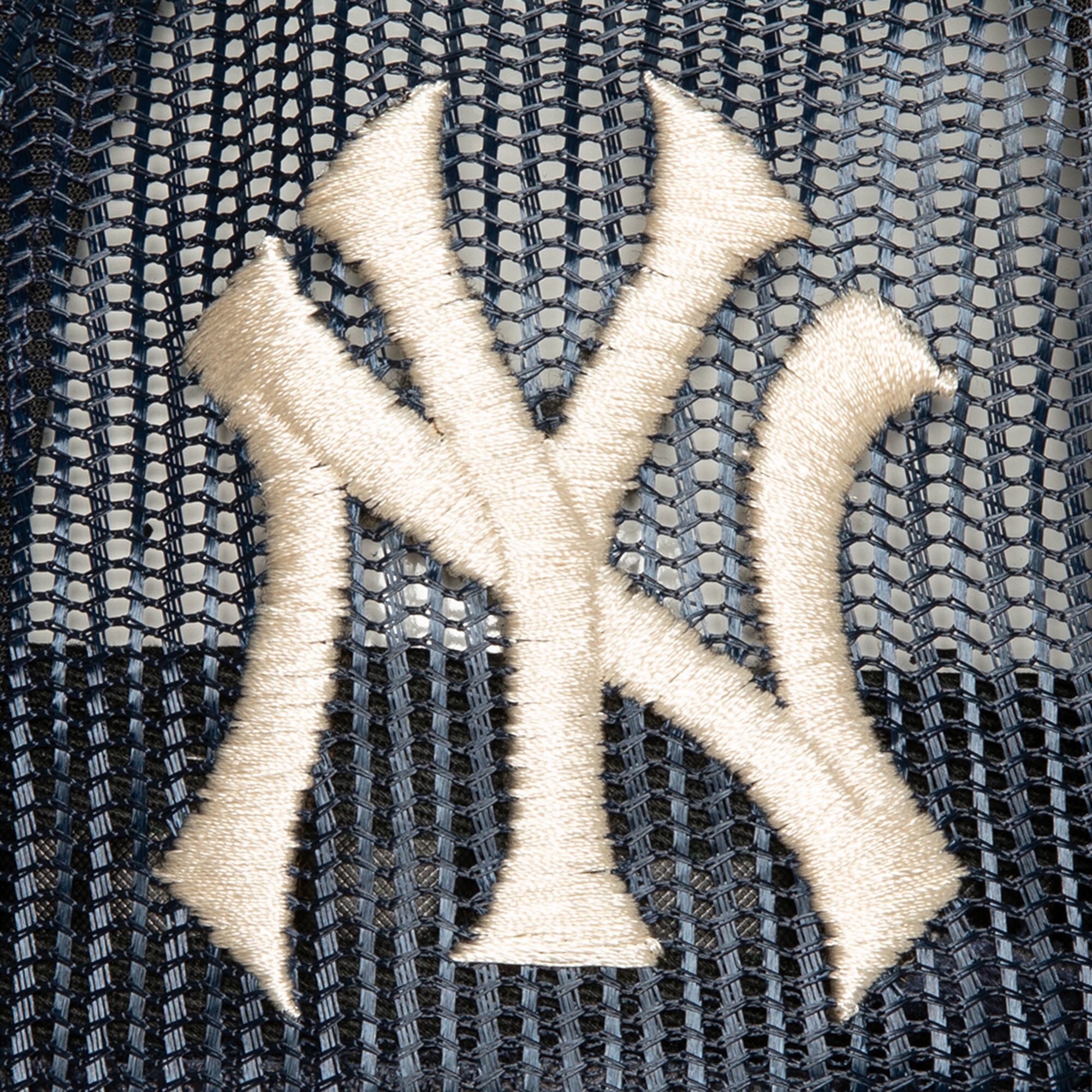 New York Yankees Mitchell & Ness Cooperstown Collection Circle Change Trucker Adjustable Hat - Navy - PersonalJerseys