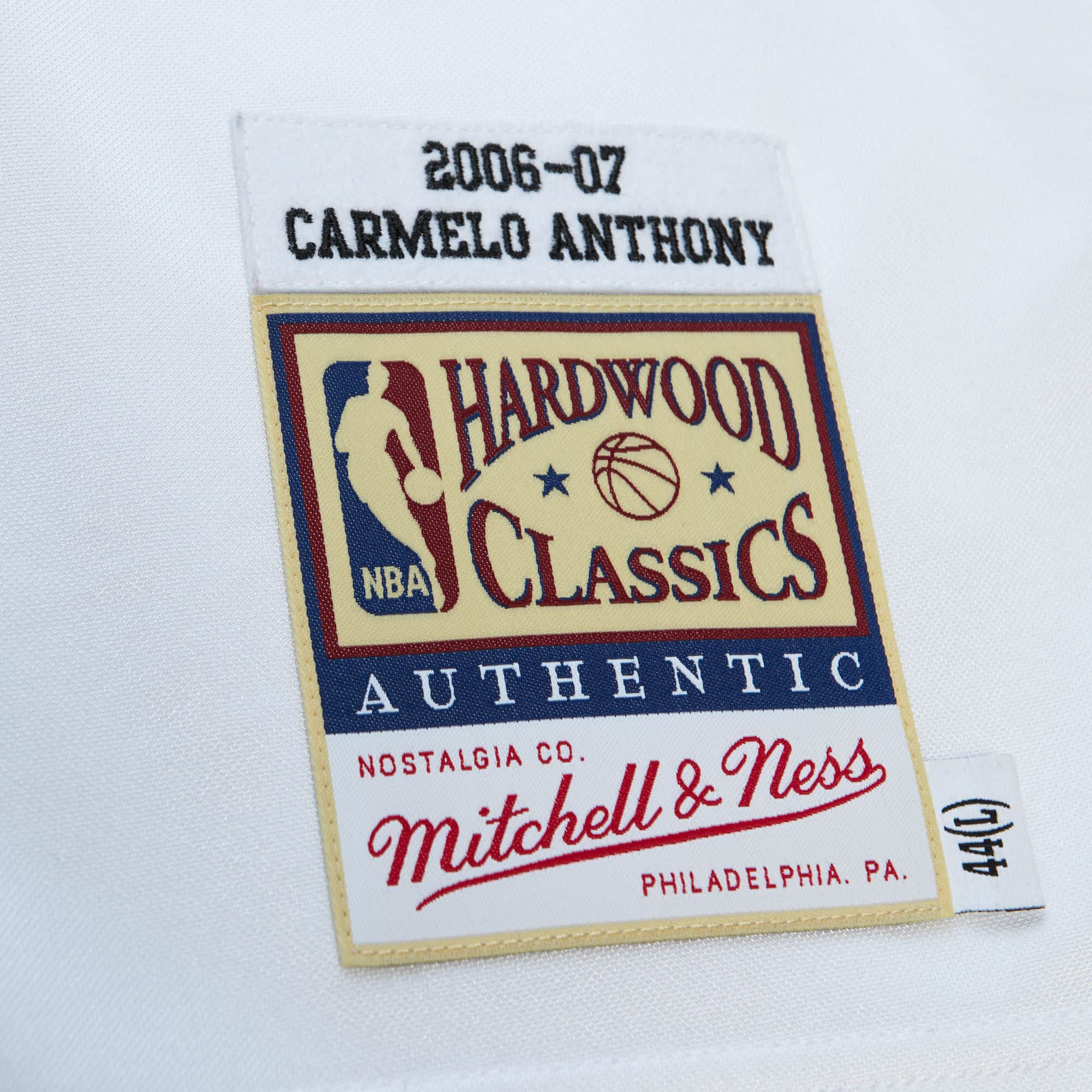 Authentic Carmelo Anthony Denver Nuggets HWC 2006-07 Jersey - PersonalJerseys