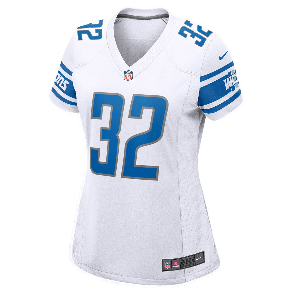 Women's Detroit Lions D'Andre Swift Game Jersey White - PersonalJerseys