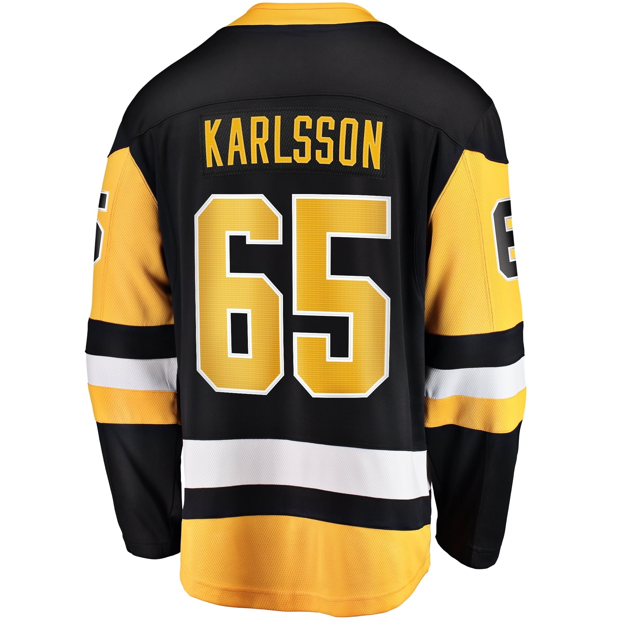 Men's Fanatics Branded Erik Karlsson Black Pittsburgh Penguins Home Breakaway Jersey - PersonalJerseys