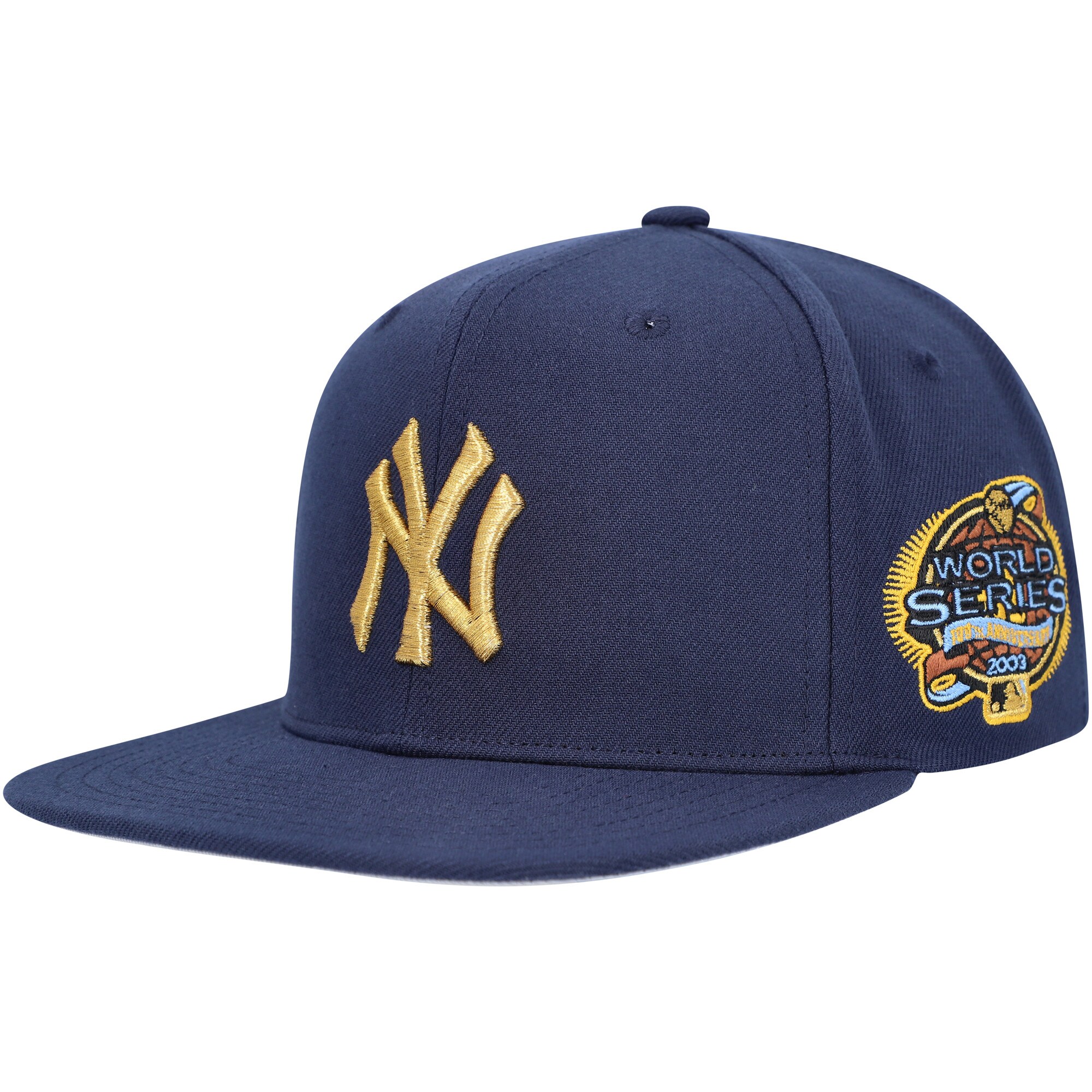 New York Yankees Mitchell & Ness Champ'd Up Snapback Hat - Navy - PersonalJerseys