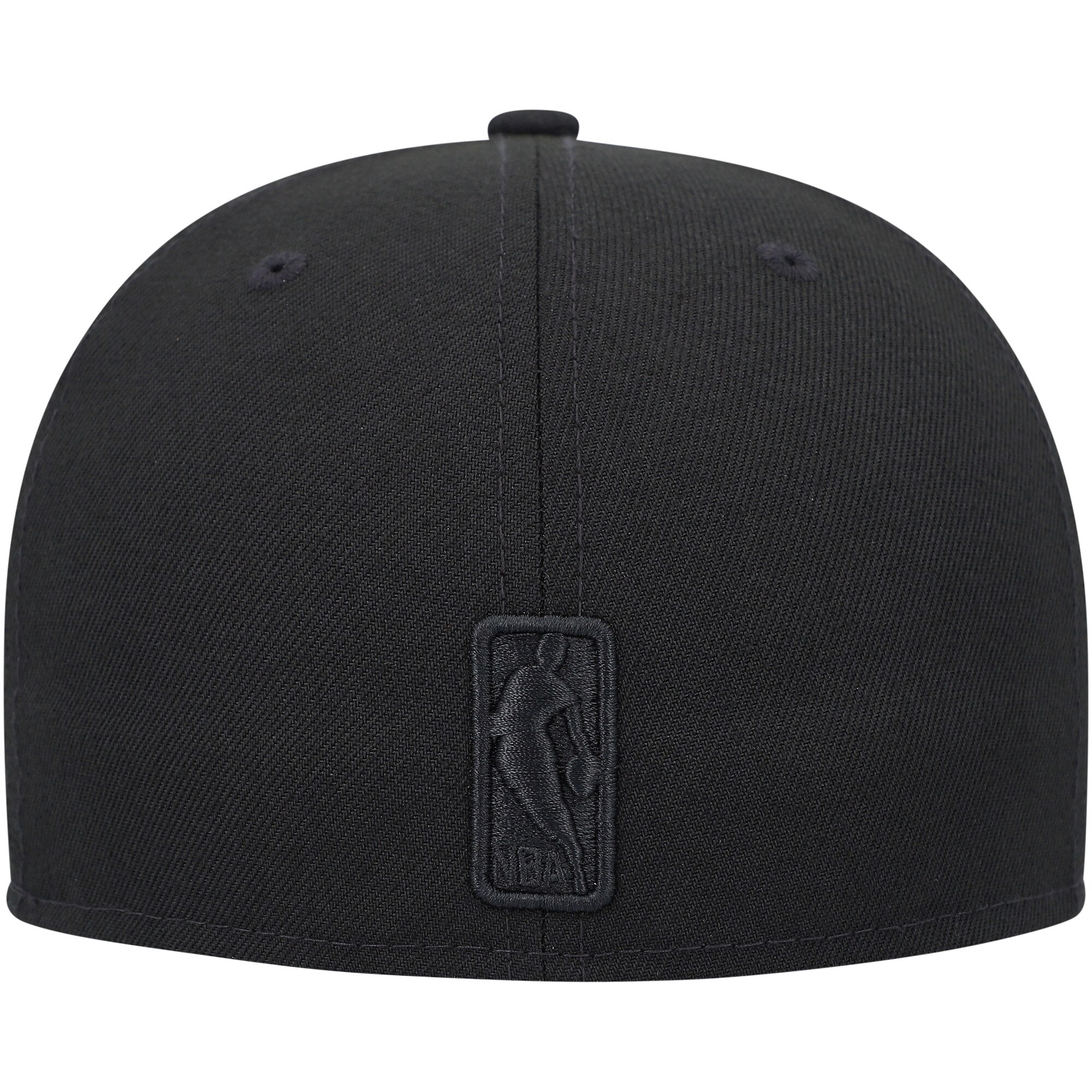 Chicago Bulls New Era Black on Black Tonal Flag 59FIFTY Fitted Hat - PersonalJerseys
