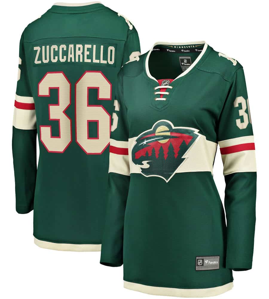 Mats Zuccarello Minnesota Wild 2017 Breakaway Player Jersey - Green - Friend Lounge Store - Shop for All Things Jerseys Sports - PersonalJerseys