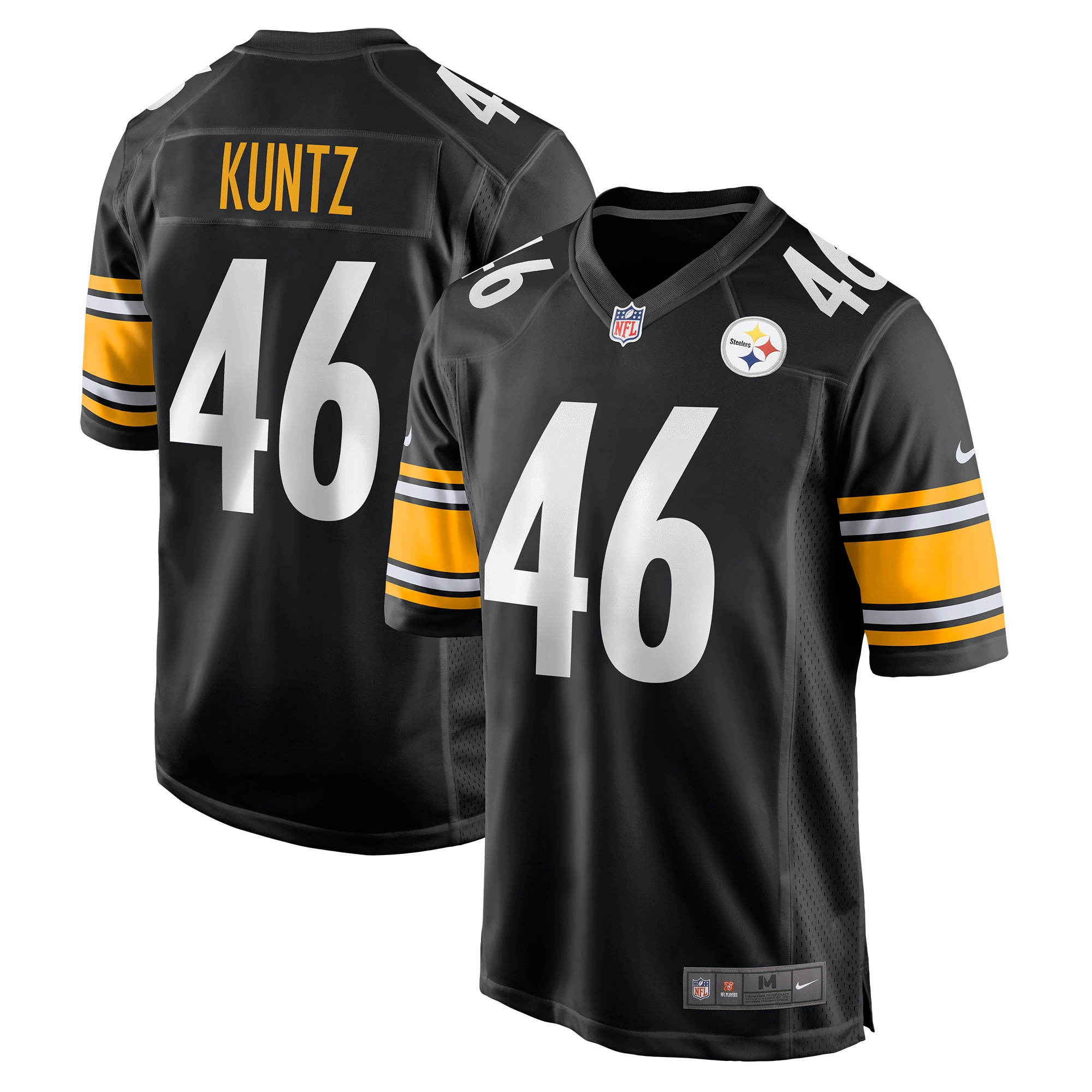 Christian Kuntz Pittsburgh Steelers Nike Game Jersey - Black - PersonalJerseys