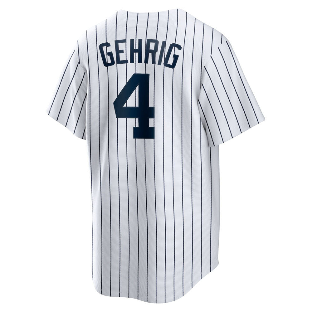 Men's New York Yankees Lou Gehrig Home Cooperstown Collection Player Jersey - White - PersonalJerseys