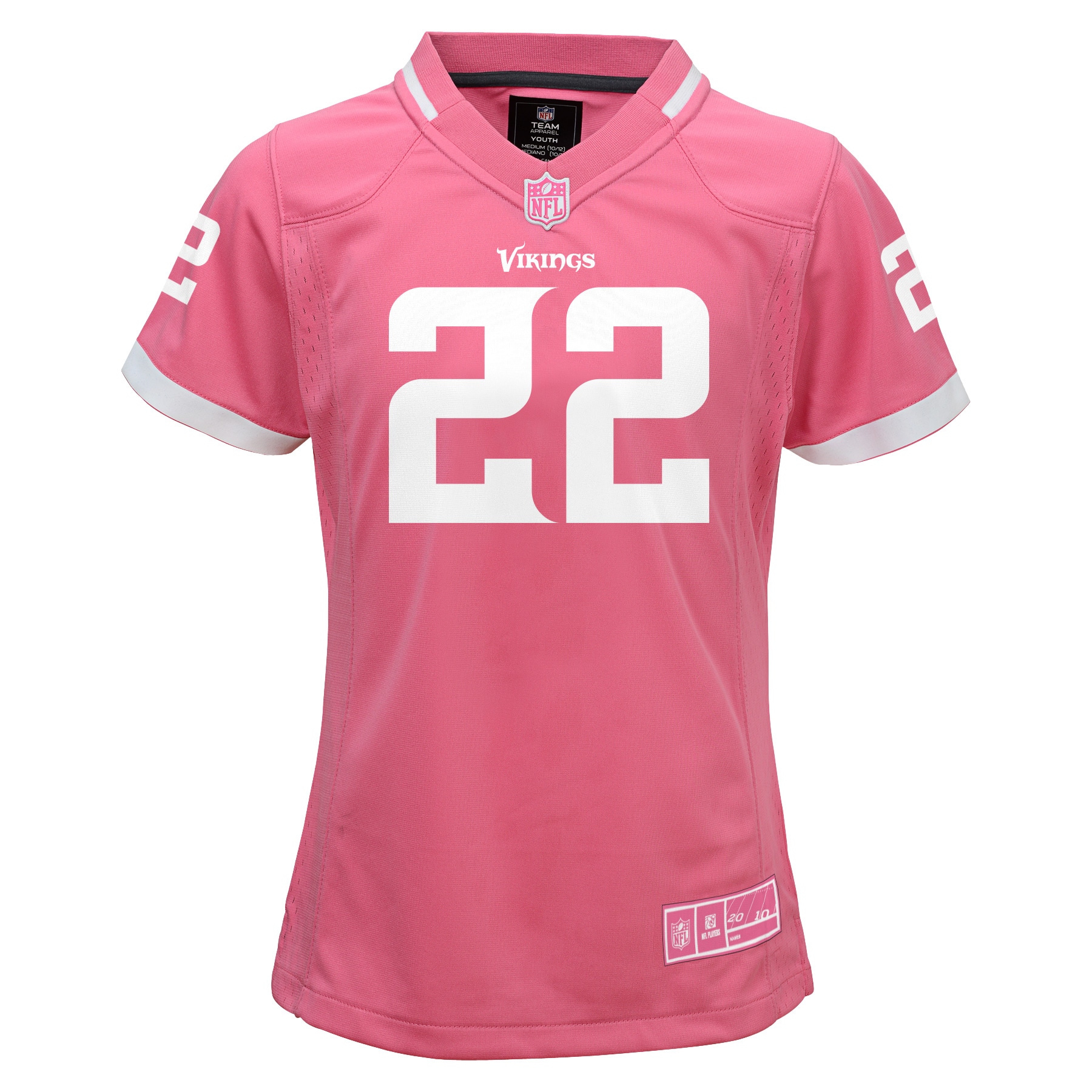 Harrison Smith Minnesota Vikings Youth Girls Bubble Gum Jersey - Pink - PersonalJerseys