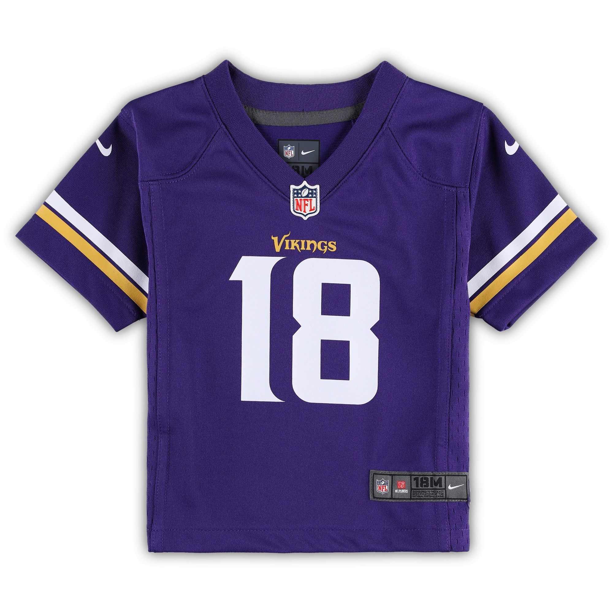 Justin Jefferson Minnesota Vikings Nike Infant Player Game Jersey - Purple - PersonalJerseys