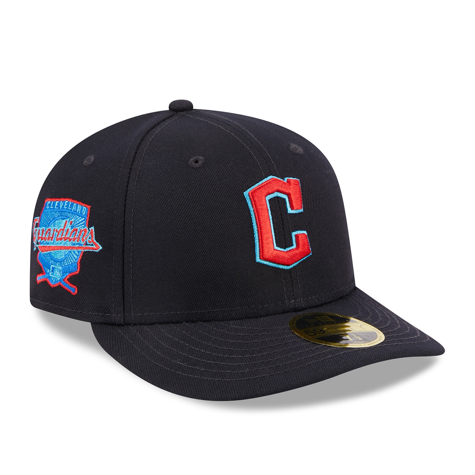 Cleveland Guardians New Era 2023 MLB Father's Day Low Profile 59FIFTY Fitted Hat - Navy - PersonalJerseys