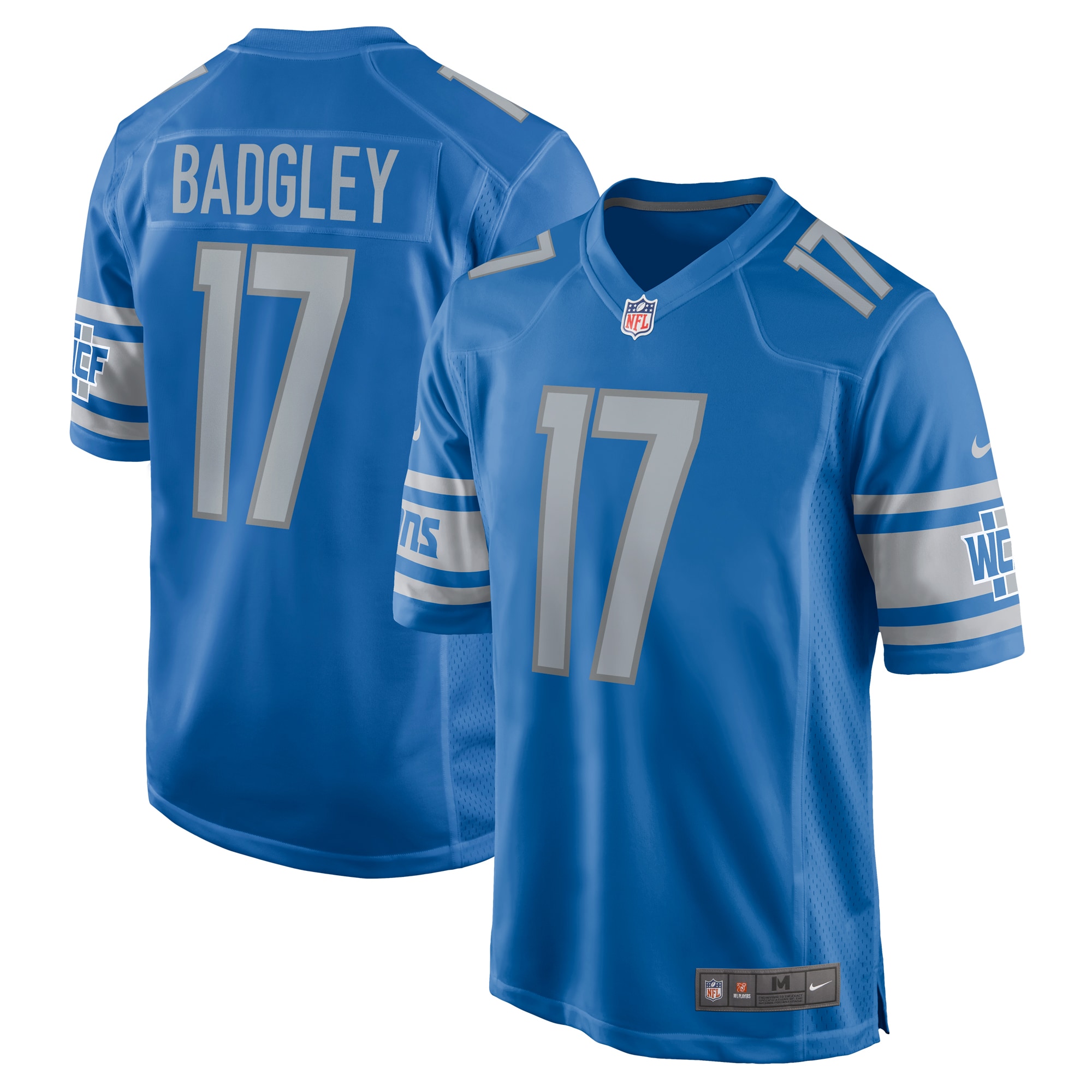 Michael Badgley Detroit Lions Nike Home Game Player Jersey - Blue - PersonalJerseys