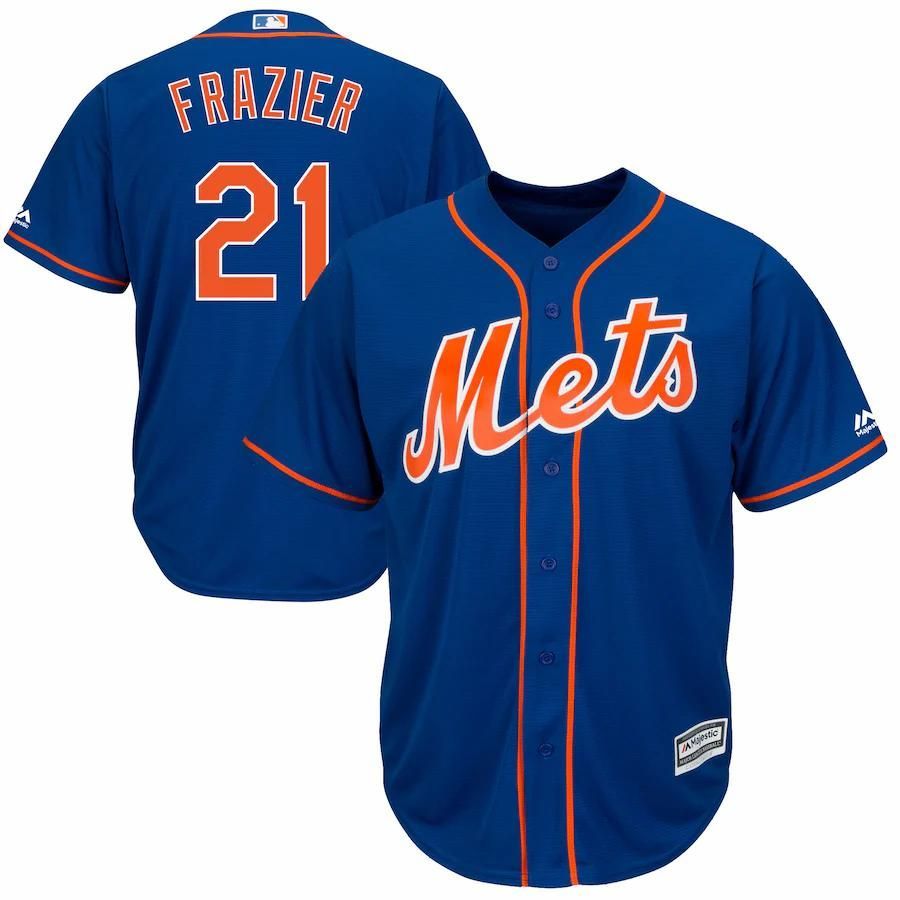 Todd Frazier New York Mets Majestic Official Cool Base Player Jersey - Royal - Friend Lounge Store - Shop for All Things Jerseys Sports - PersonalJerseys