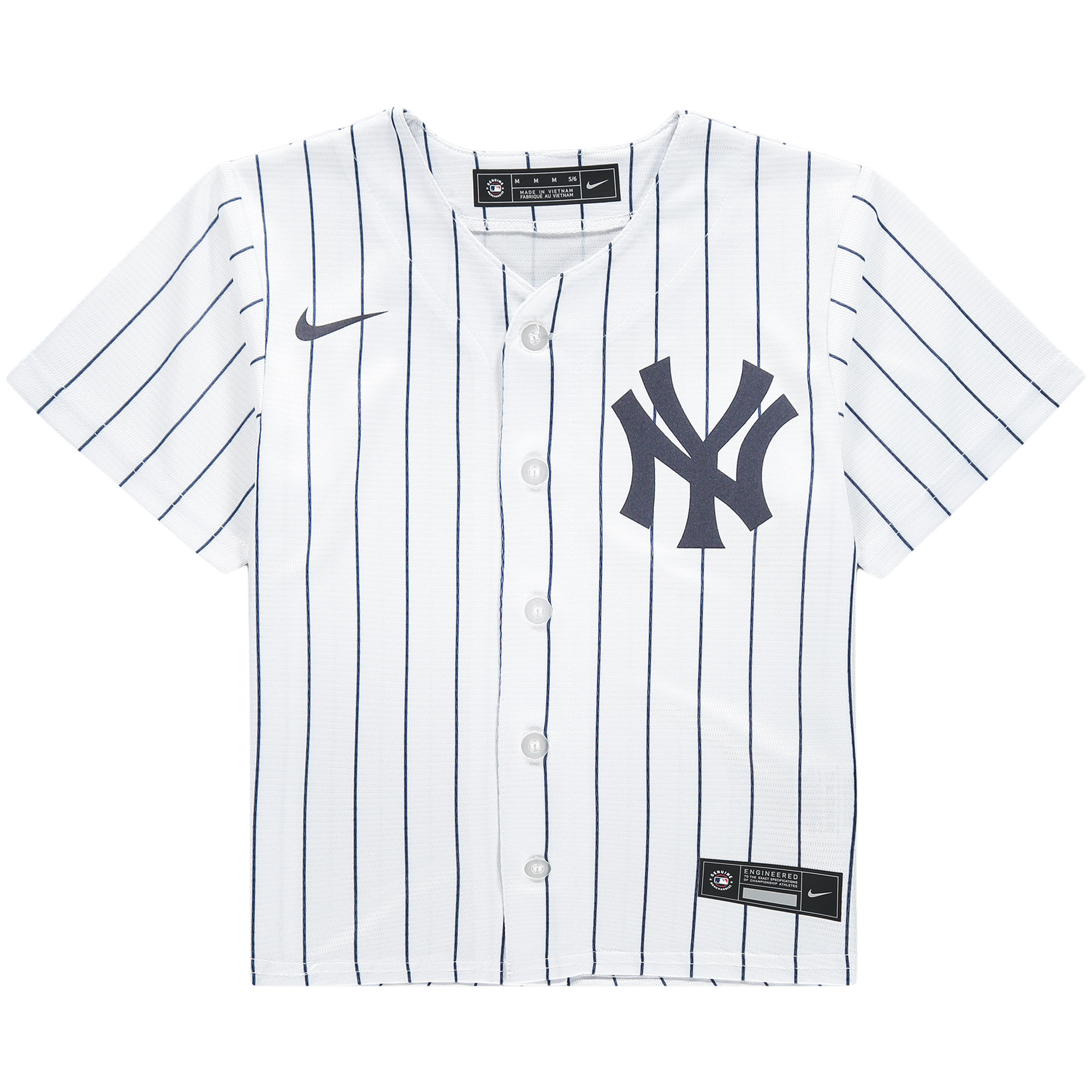 New York Yankees Nike Preschool Home Replica Team Jersey - White - PersonalJerseys