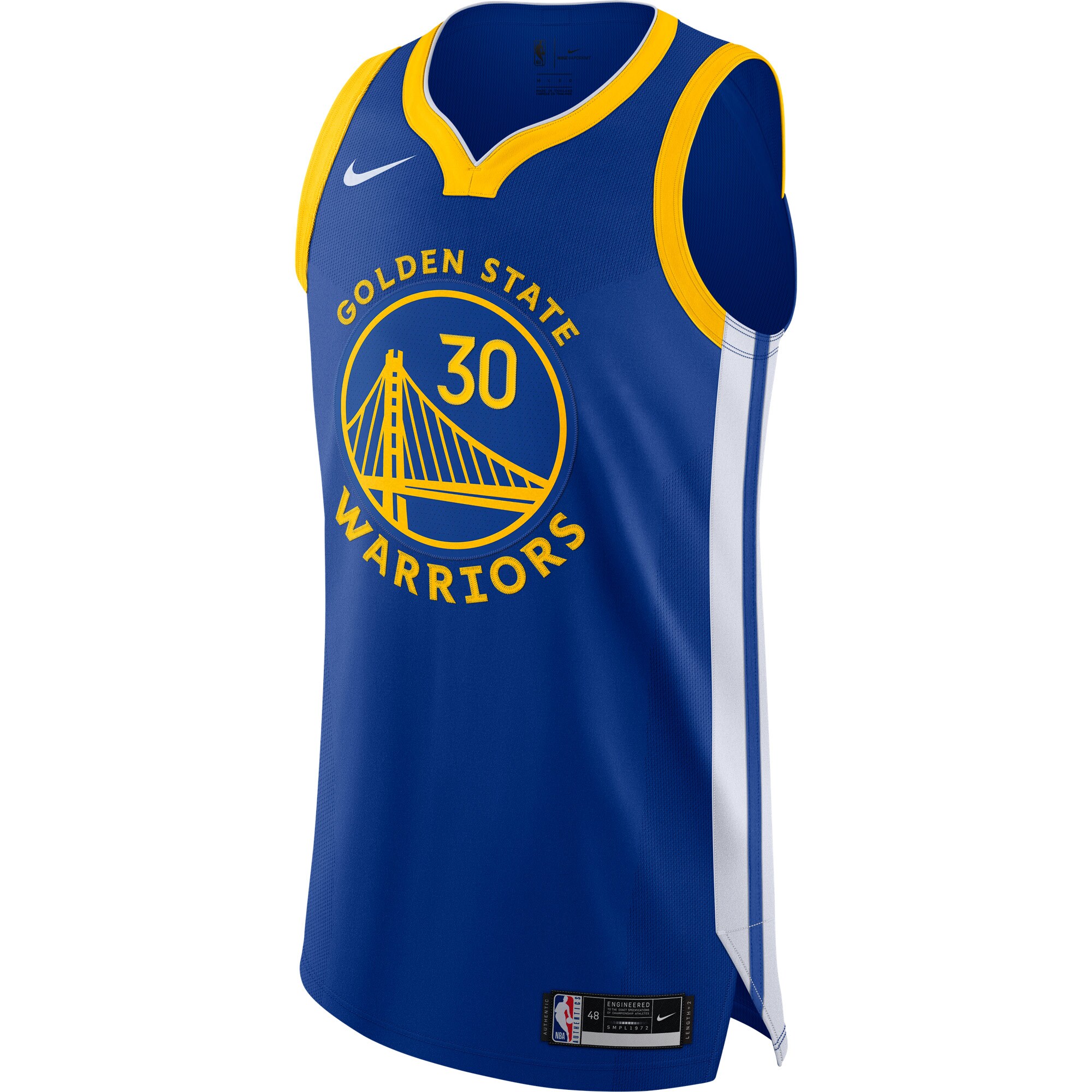 Stephen Curry Golden State Warriors Nike Authentic Jersey - Icon Edition - Royal - PersonalJerseys