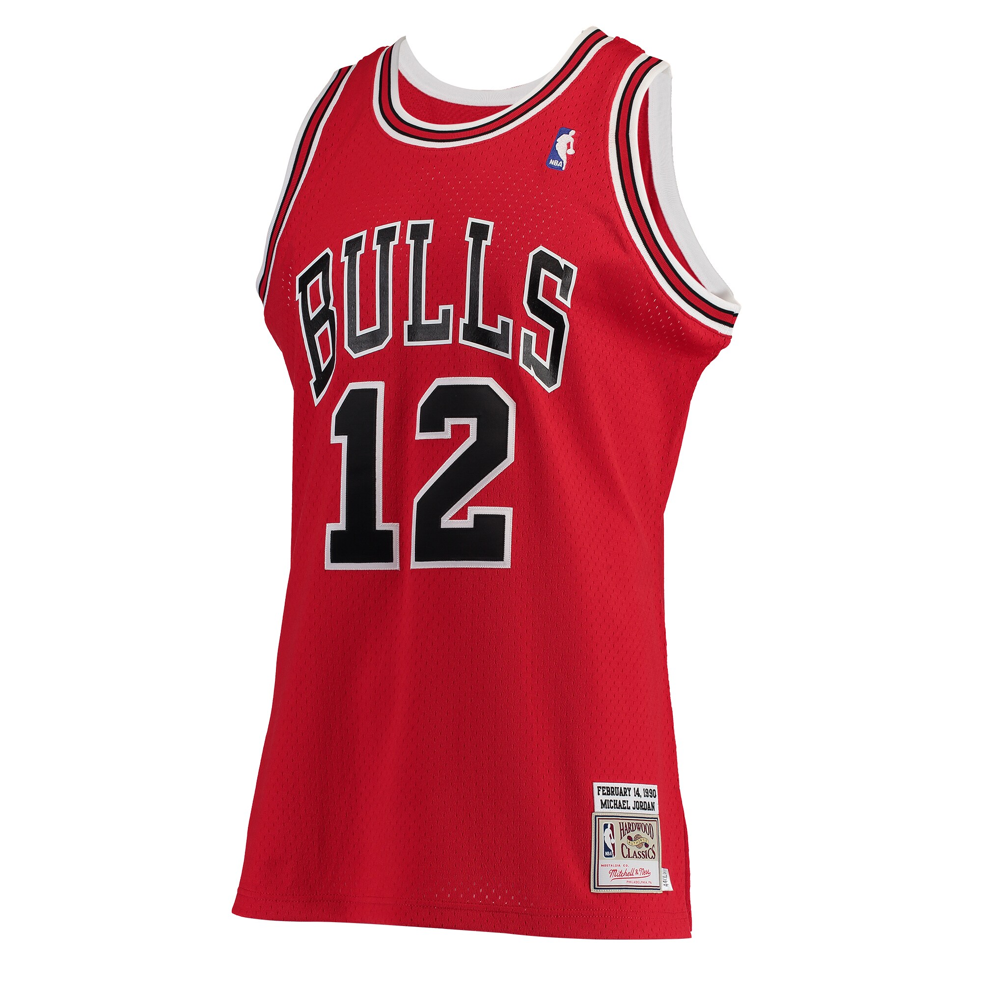 Michael Jordans Chicago Bulls Mitchell &Ness Hardwood Classics #12 Authentic Jersey - Red - PersonalJerseys