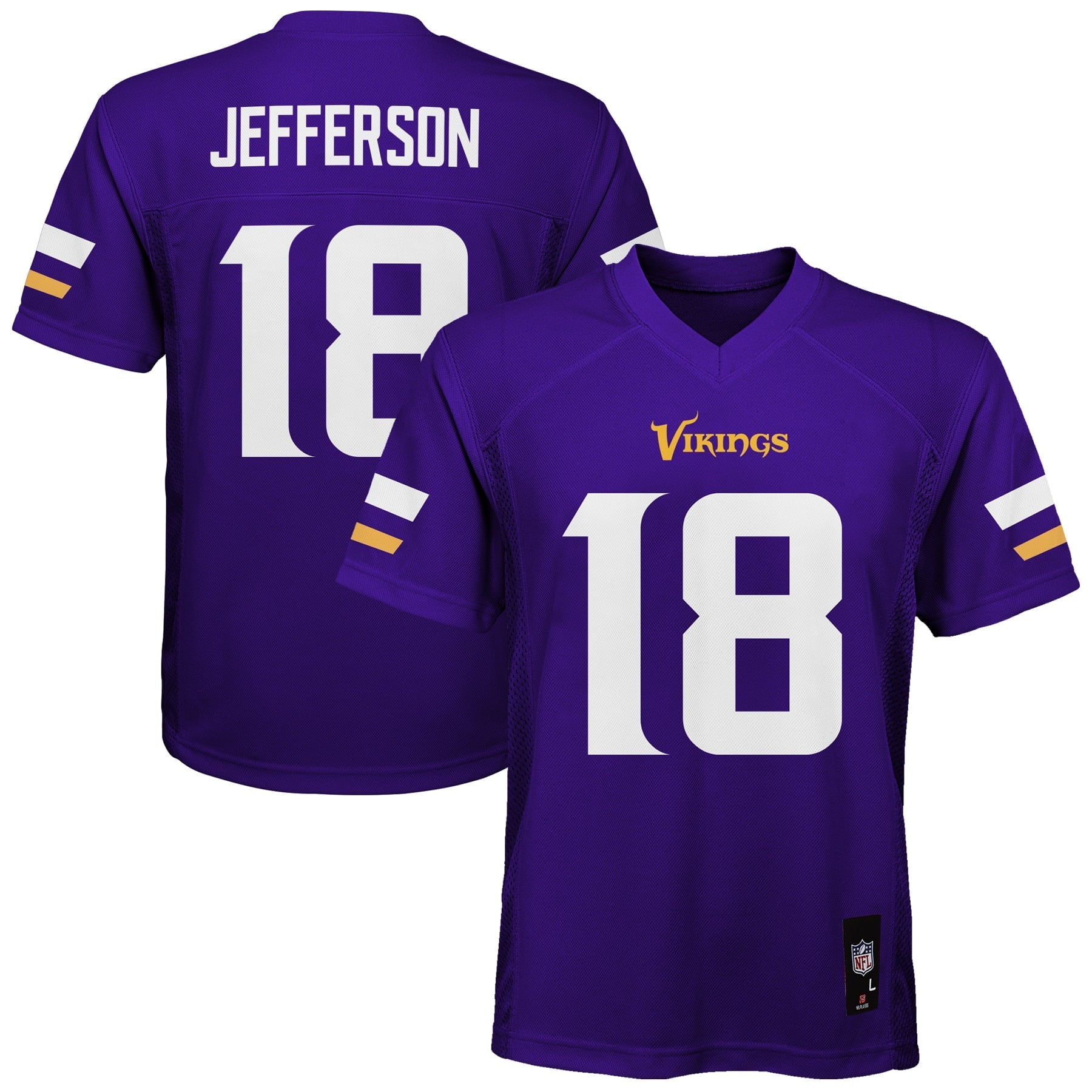 Youth Nike Justin Jefferson Purple Minnesota Vikings Game Jersey - PersonalJerseys