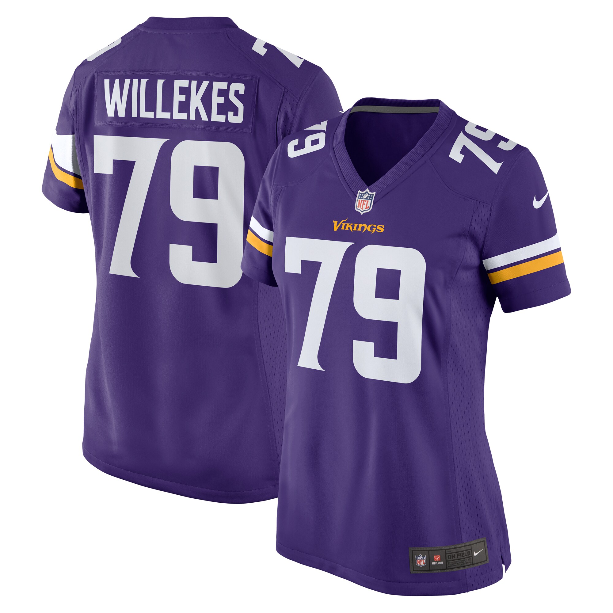 Minnesota Vikings Kenny Willekes Purple Game Jersey for Youth Women Men - Friend Lounge Store - Shop for All Things Jerseys Sports - PersonalJerseys