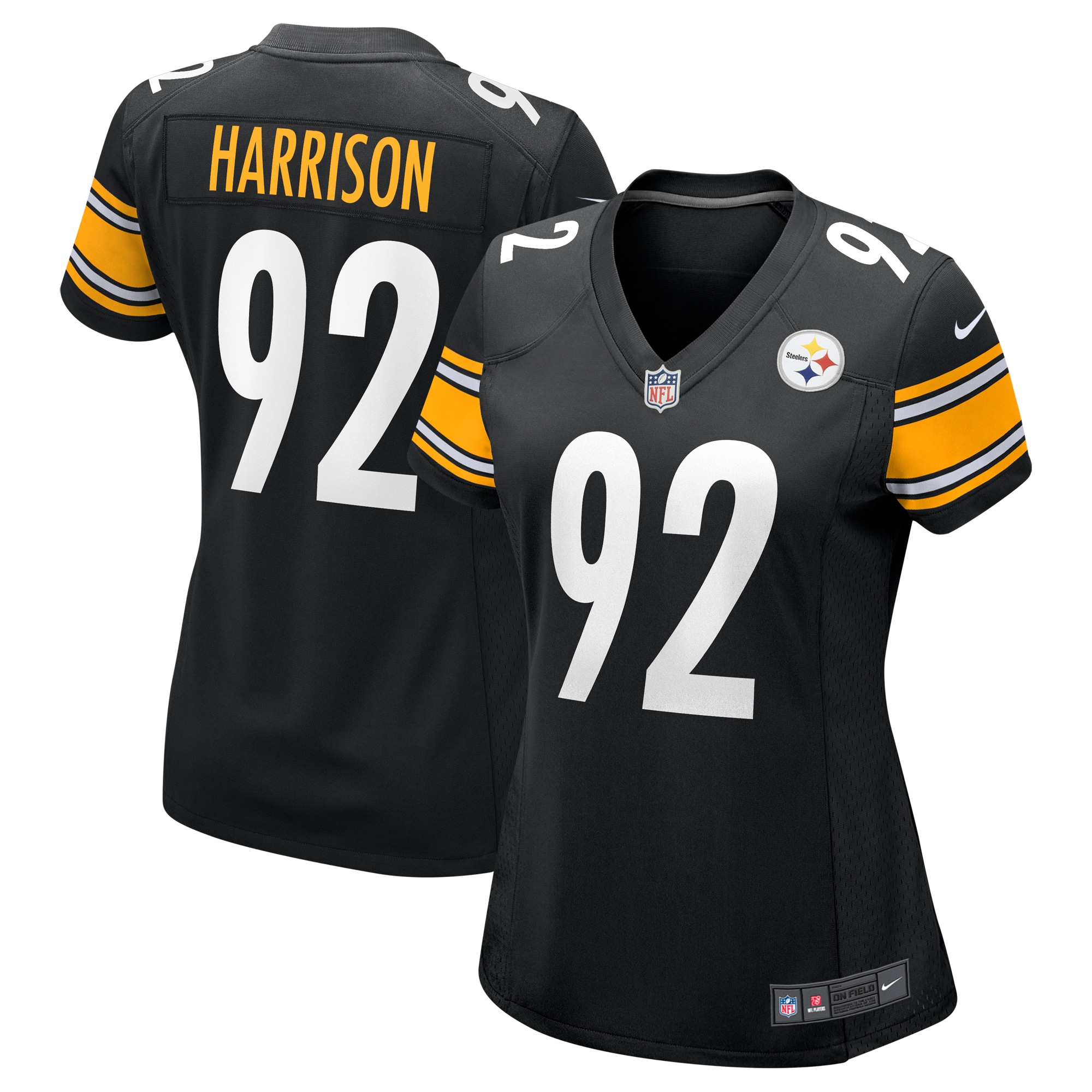 Pittsburgh Steelers James Harrison Black Retired Game Jersey for Youth Women Men - Friend Lounge Store - Shop for All Things Jerseys Sports - PersonalJerseys
