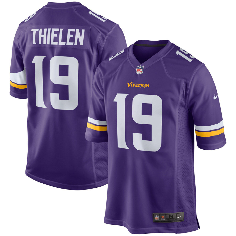 Youth Minnesota Vikings Adam Thielen Game Jersey Purple - PersonalJerseys