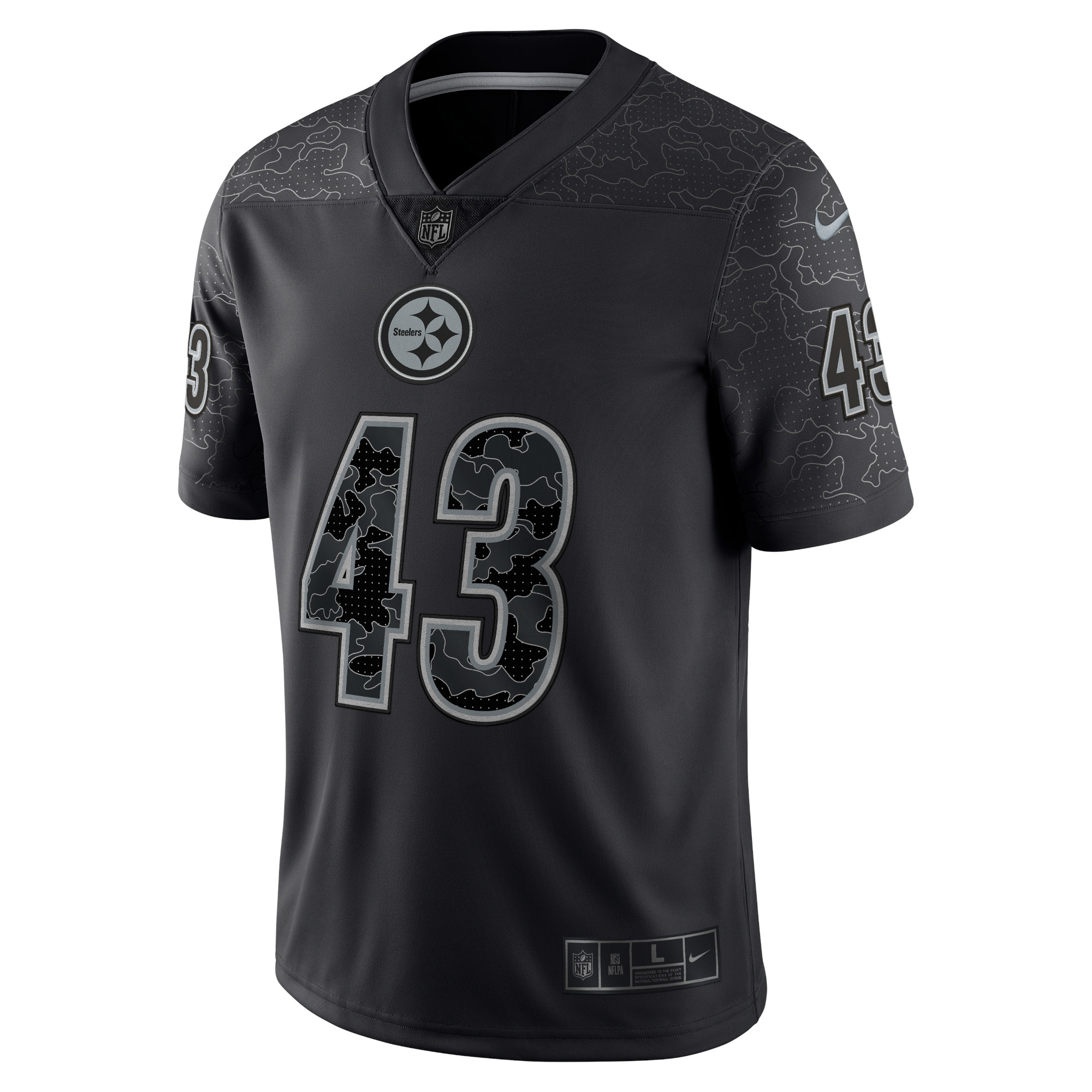 Troy Polamalu Pittsburgh Steelers Nike Retired Player RFLCTV Limited Jersey - Black - PersonalJerseys