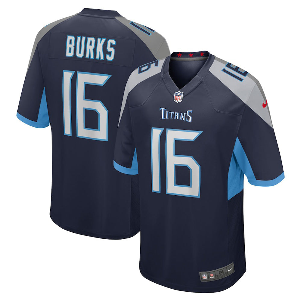 Men's Tennessee Titans Treylon Burks Game Jersey - Navy - PersonalJerseys