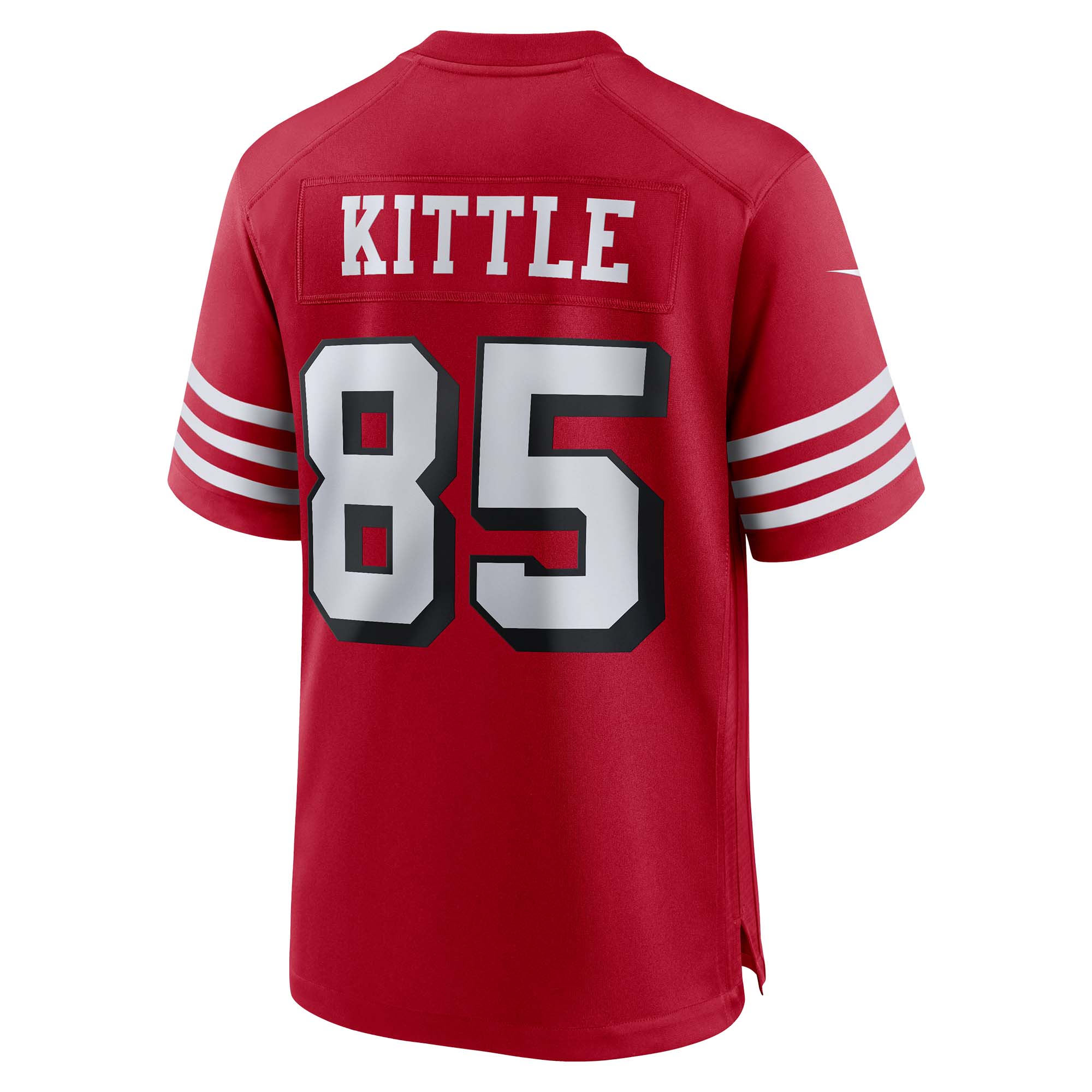 Men's Nike George Kittle Scarlet San Francisco 49ers Alternate Game Jersey - PersonalJerseys