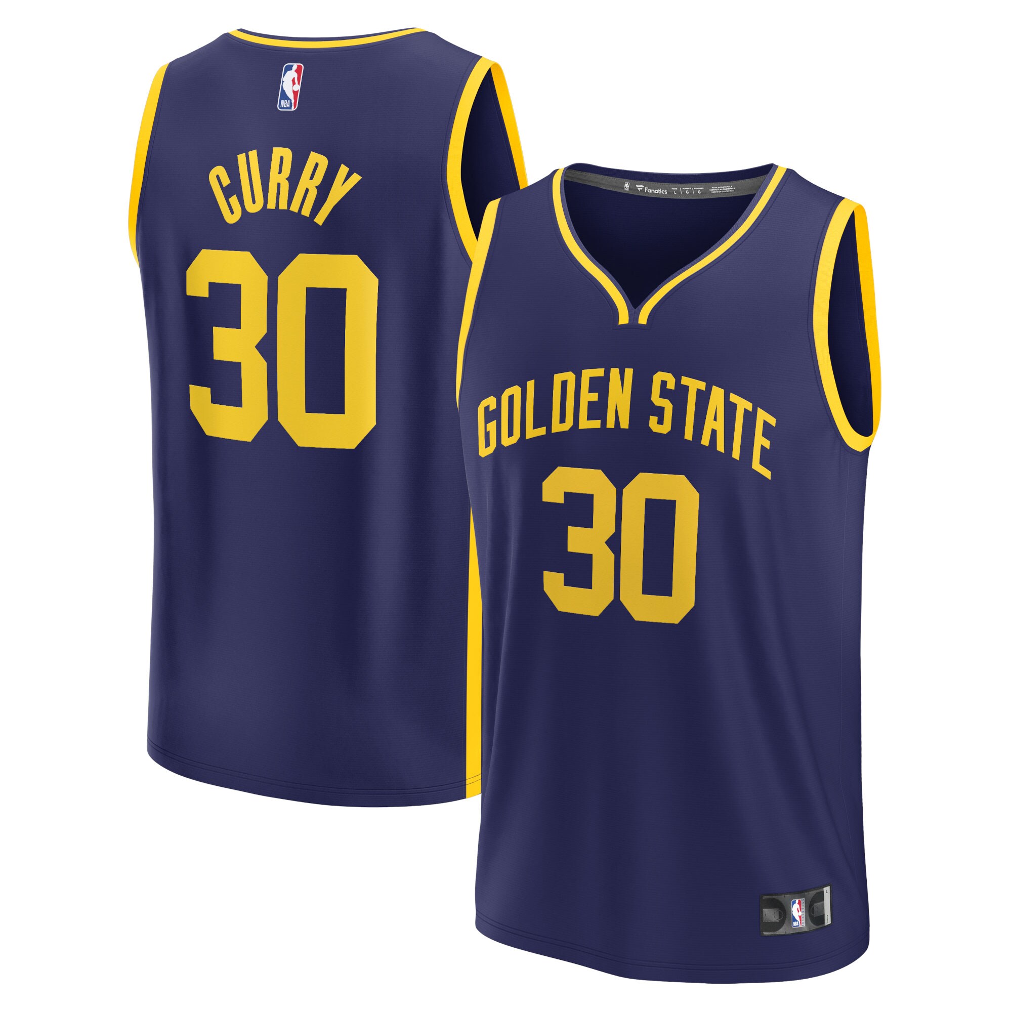 Stephen Curry Golden State Warriors Fanatics Branded Youth Fast Break Player Jersey - Statement Edition - Navy - PersonalJerseys