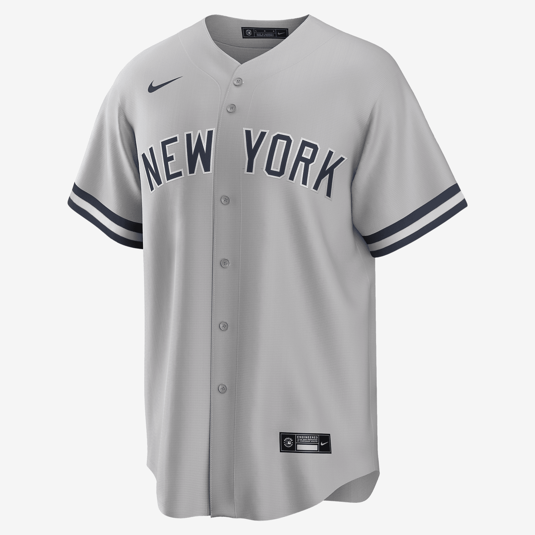 MLB New York Yankees (Gerrit Cole) Men's Replica Baseball Jersey - Grey - PersonalJerseys