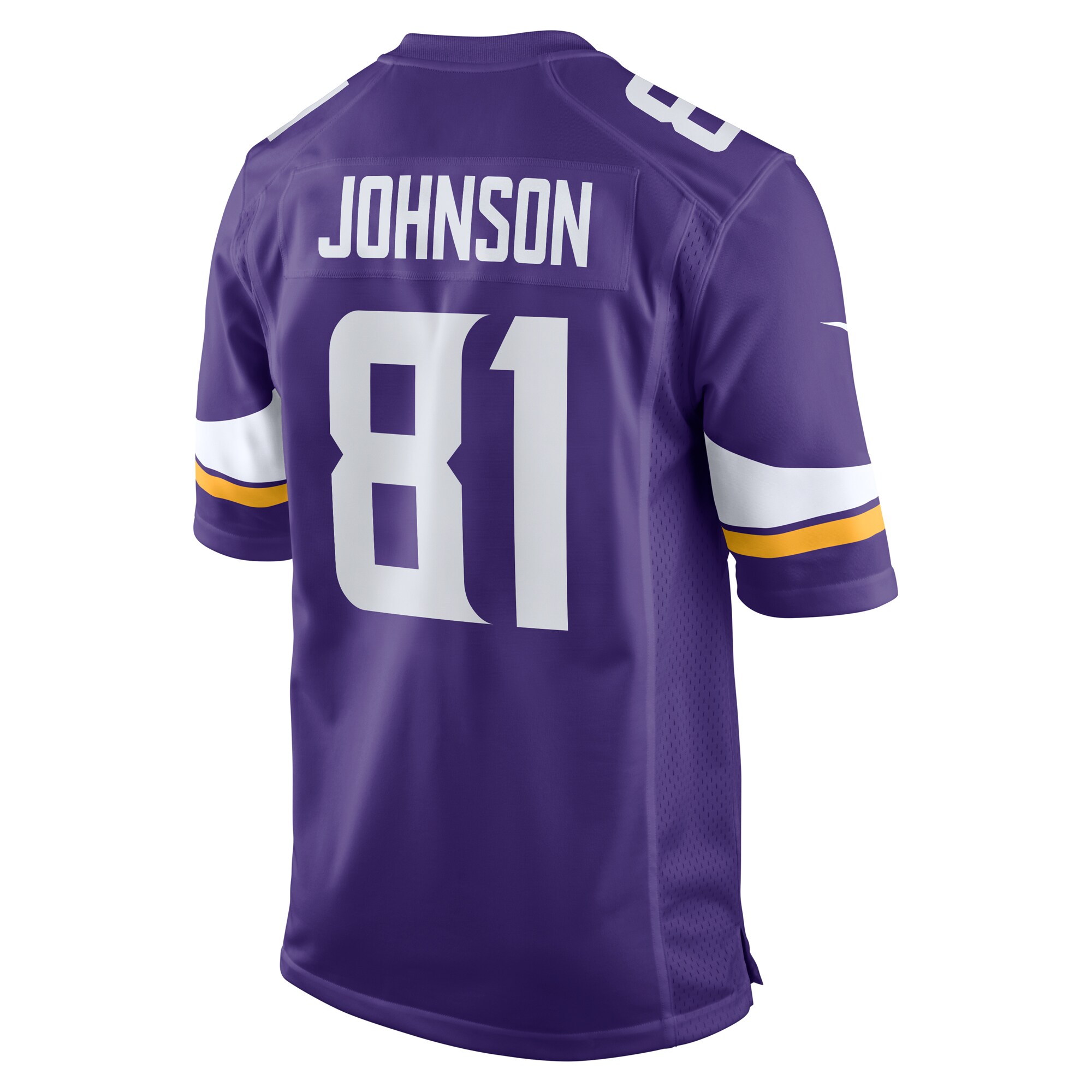 Minnesota Vikings Bisi Johnson Purple Game Jersey for Youth Women Men - Friend Lounge Store - Shop for All Things Jerseys Sports - PersonalJerseys