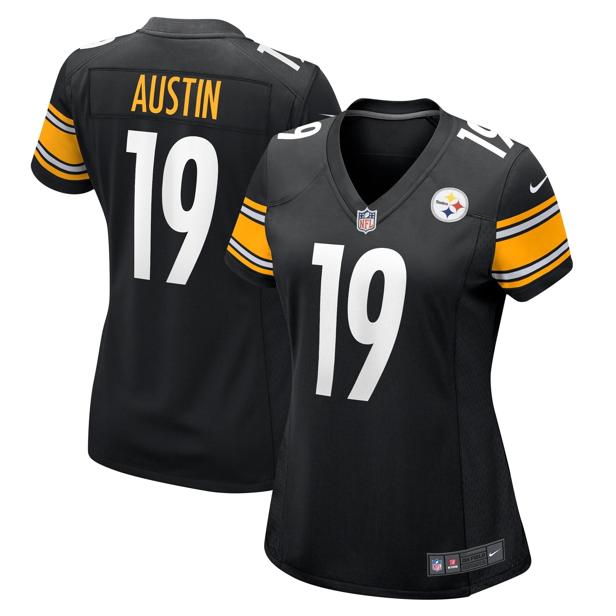 Women's Nike Calvin Austin III Black Pittsburgh Steelers Game Player Jersey - PersonalJerseys