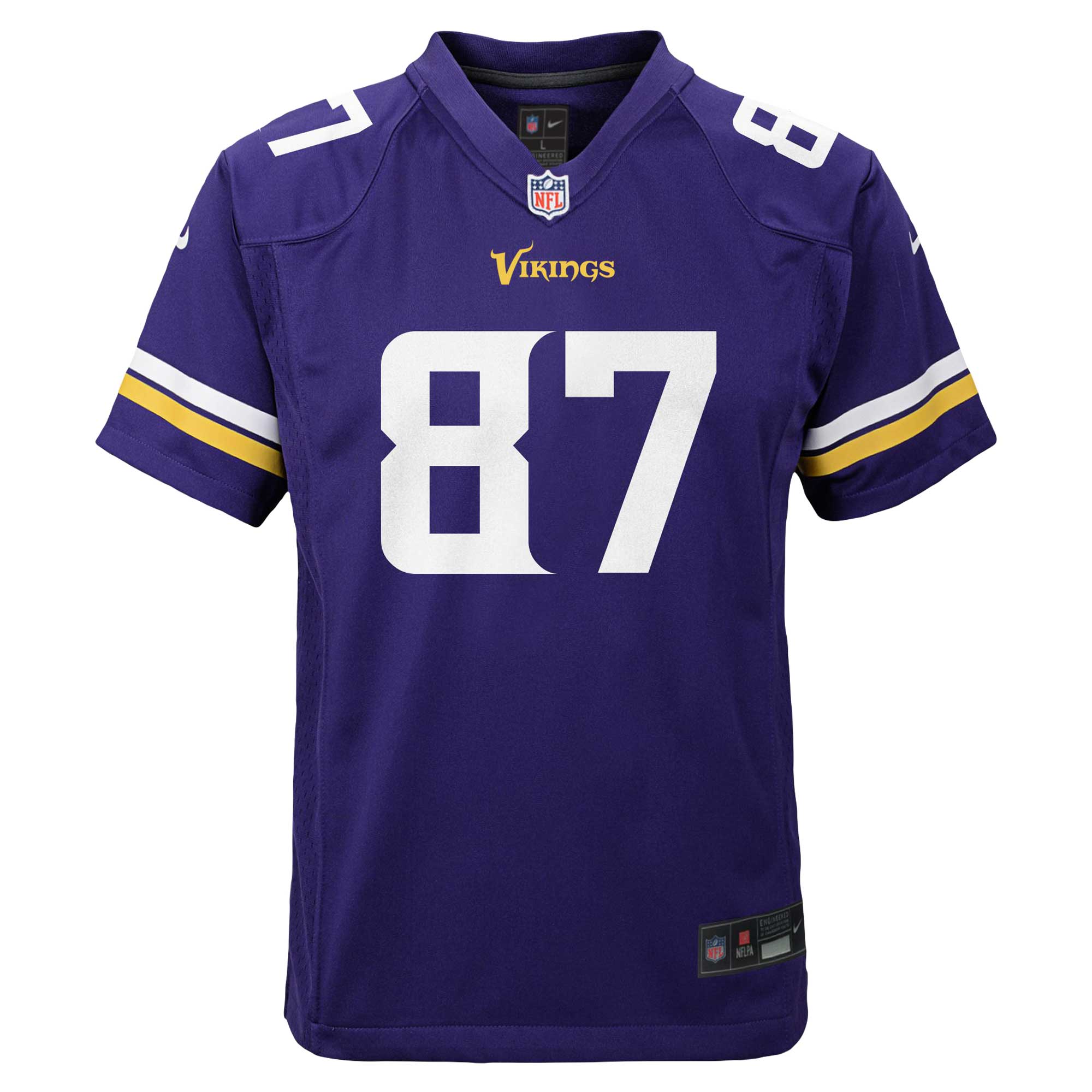 T.J. Hockenson Minnesota Vikings Nike Youth Game Jersey - Purple - PersonalJerseys