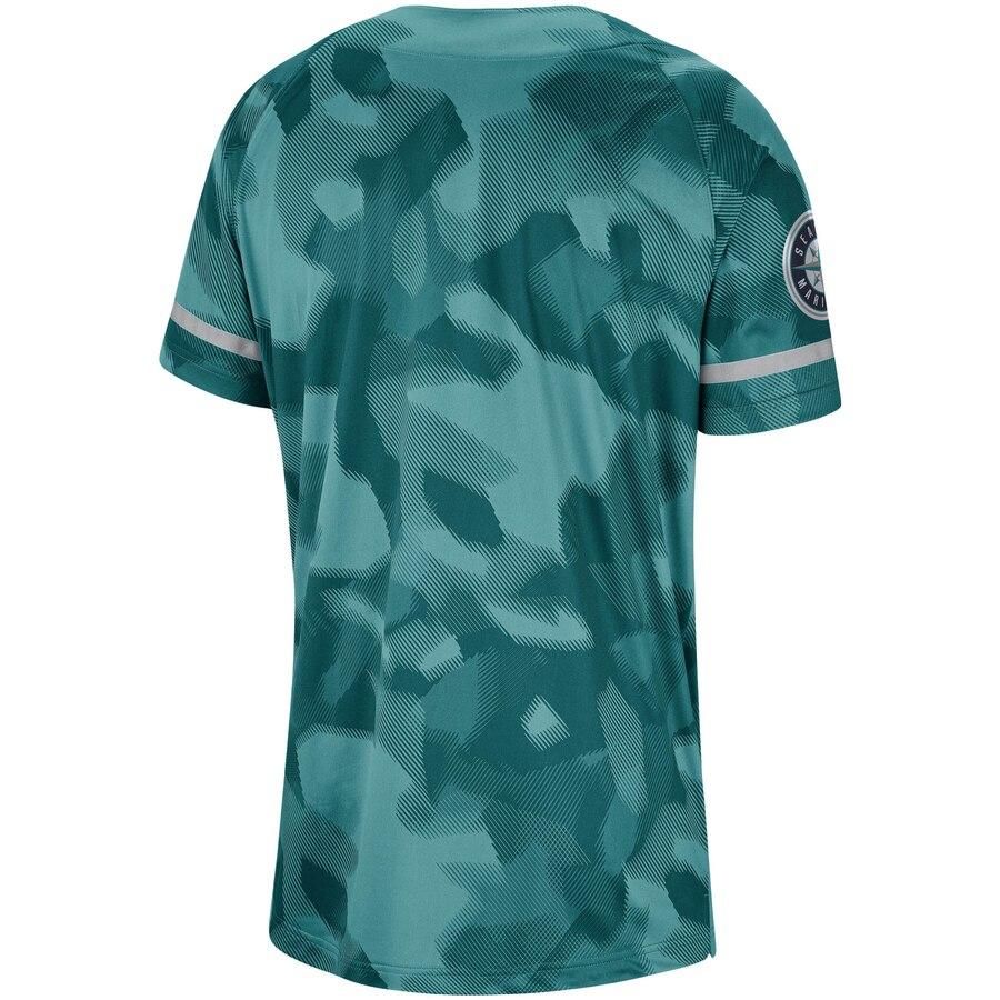 Seattle Mariners Camo Jersey - Aqua - Friend Lounge Store - Shop for All Things Jerseys Sports - PersonalJerseys