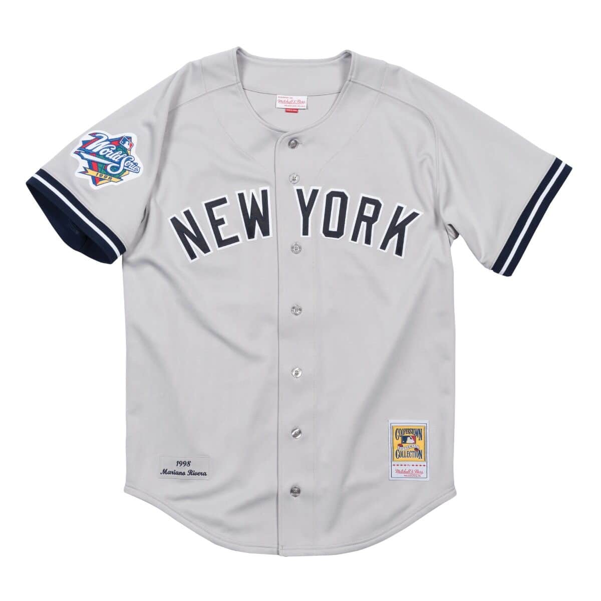 Authentic Jersey New York Yankees Road World Series 1998 Mariano Rivera - PersonalJerseys
