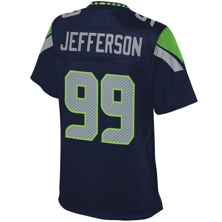 Quinton Jefferson Seattle Seahawks NFL Pro Line Women's Player Jersey - College Navy - Friend Lounge Store - Shop for All Things Jerseys Sports - PersonalJerseys