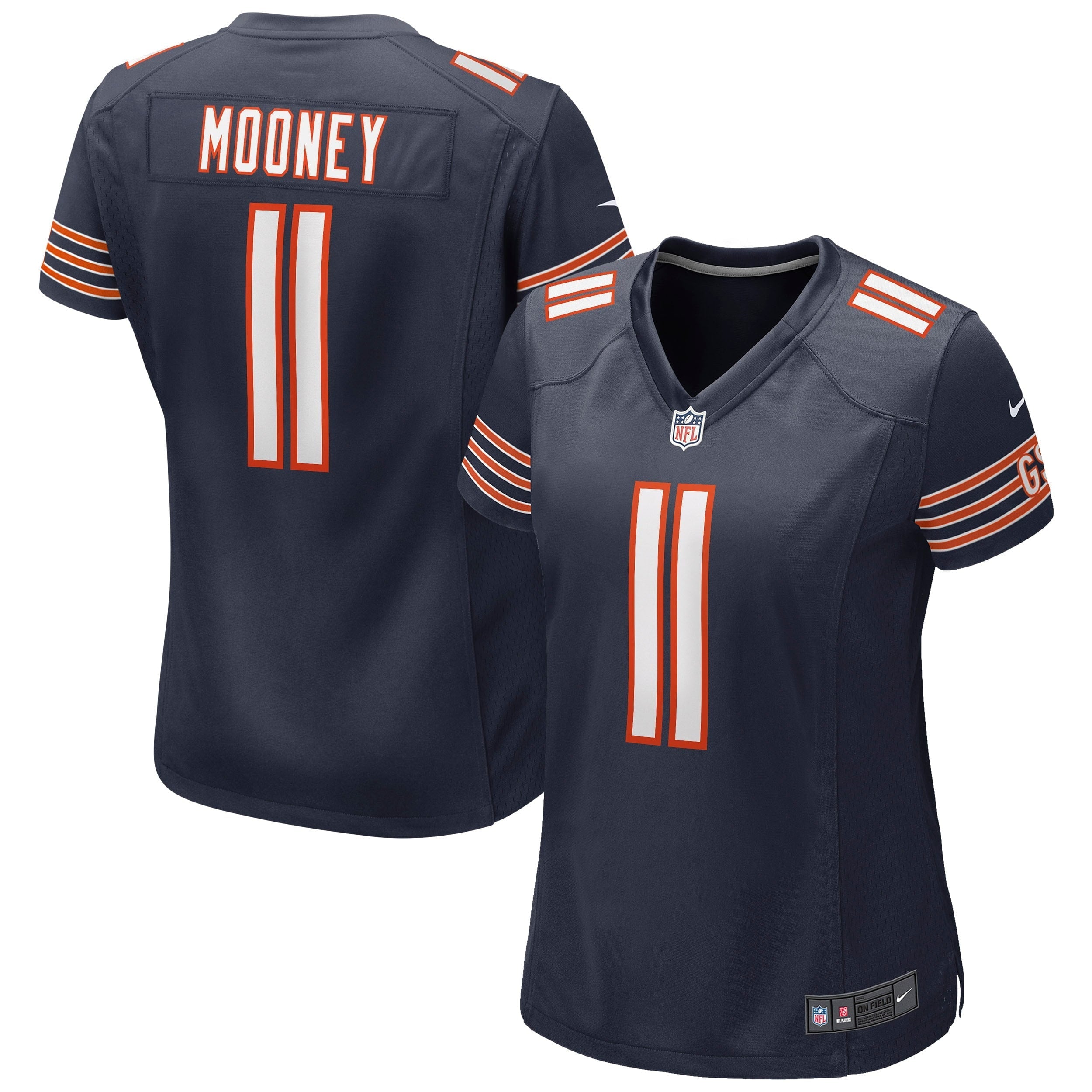 Women's Nike Darnell Mooney Navy Chicago Bears Game Jersey - PersonalJerseys