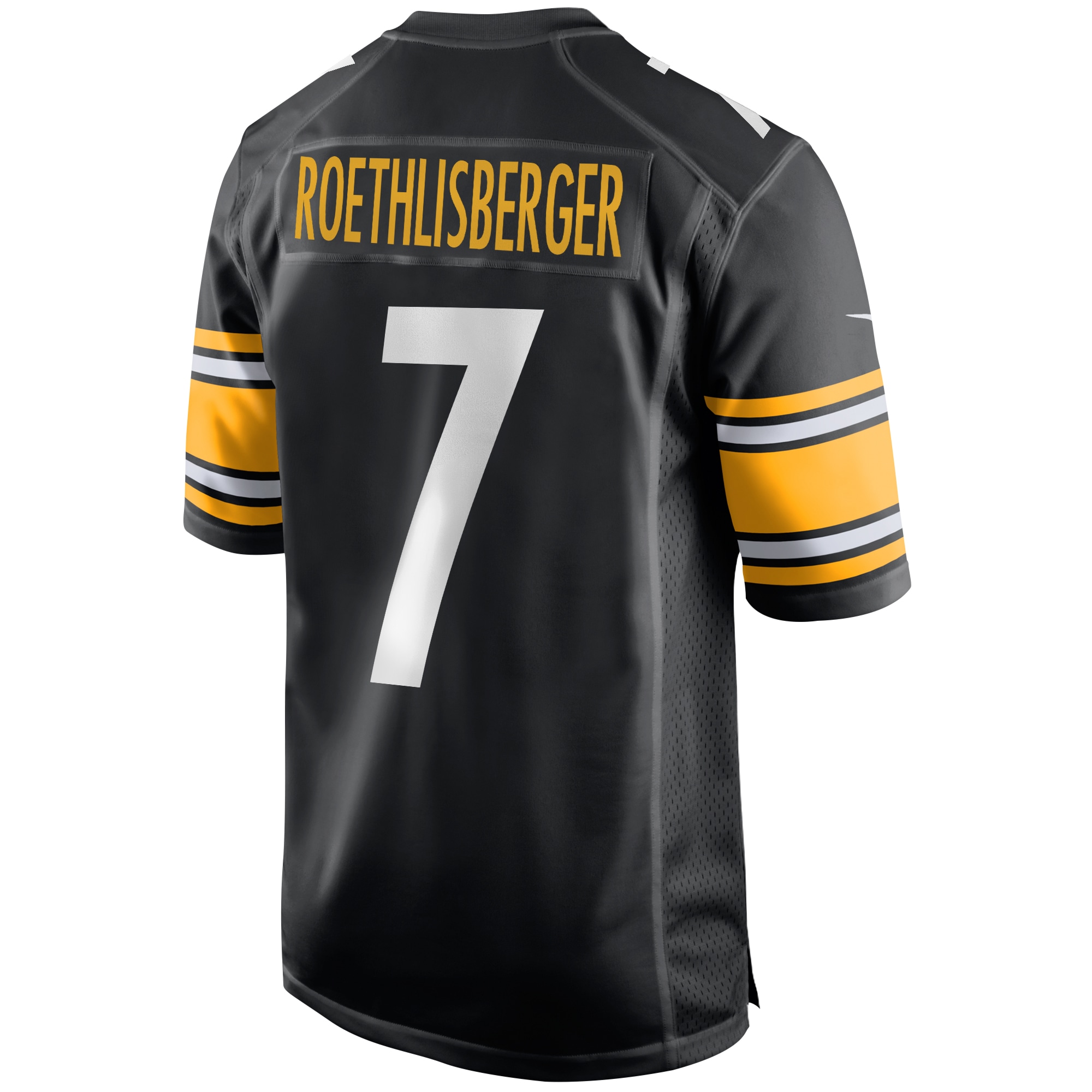 Ben Roethlisberger Pittsburgh Steelers Nike Team Game Jersey - Black - PersonalJerseys