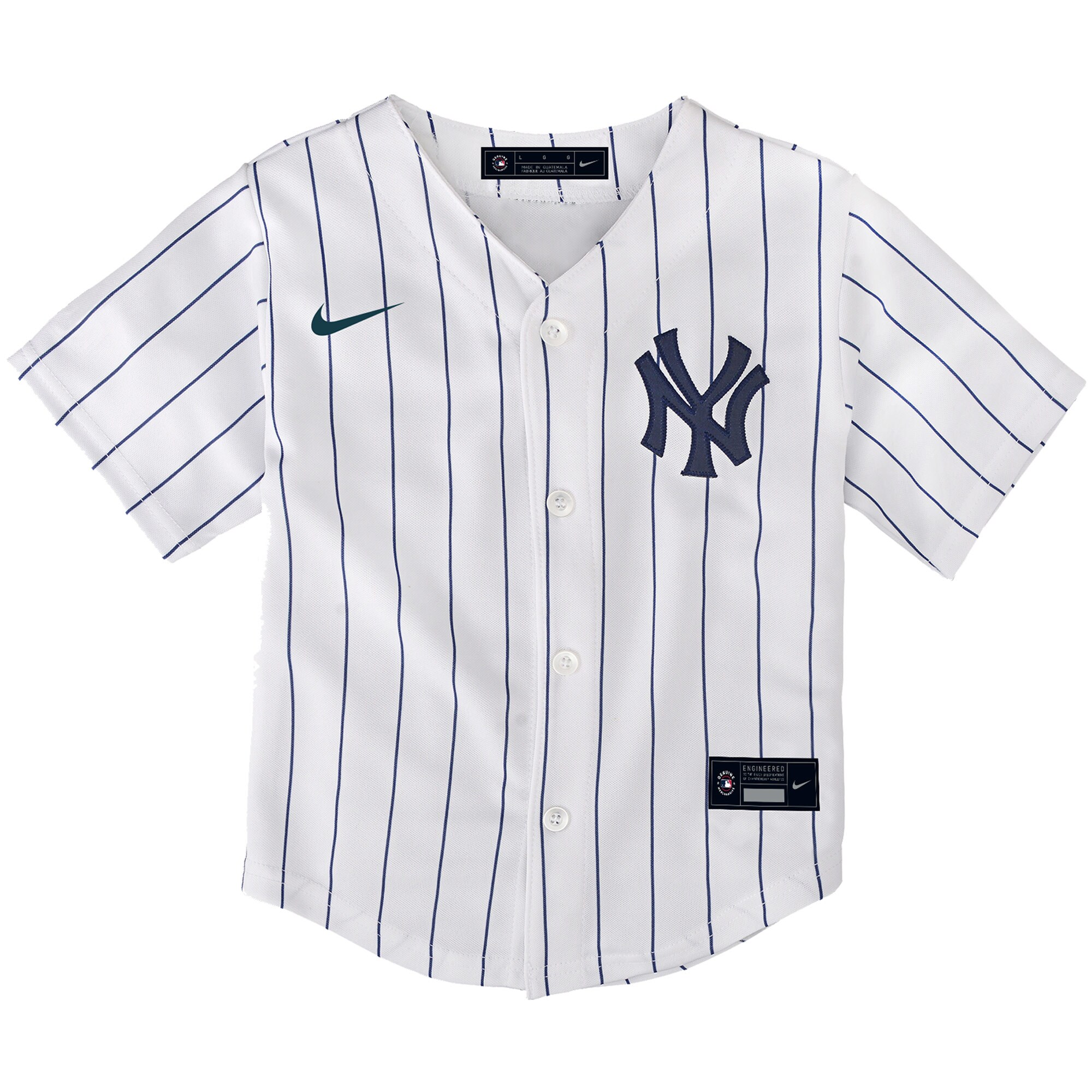 New York Yankees Nike Toddler Replica Team Jersey - White - PersonalJerseys