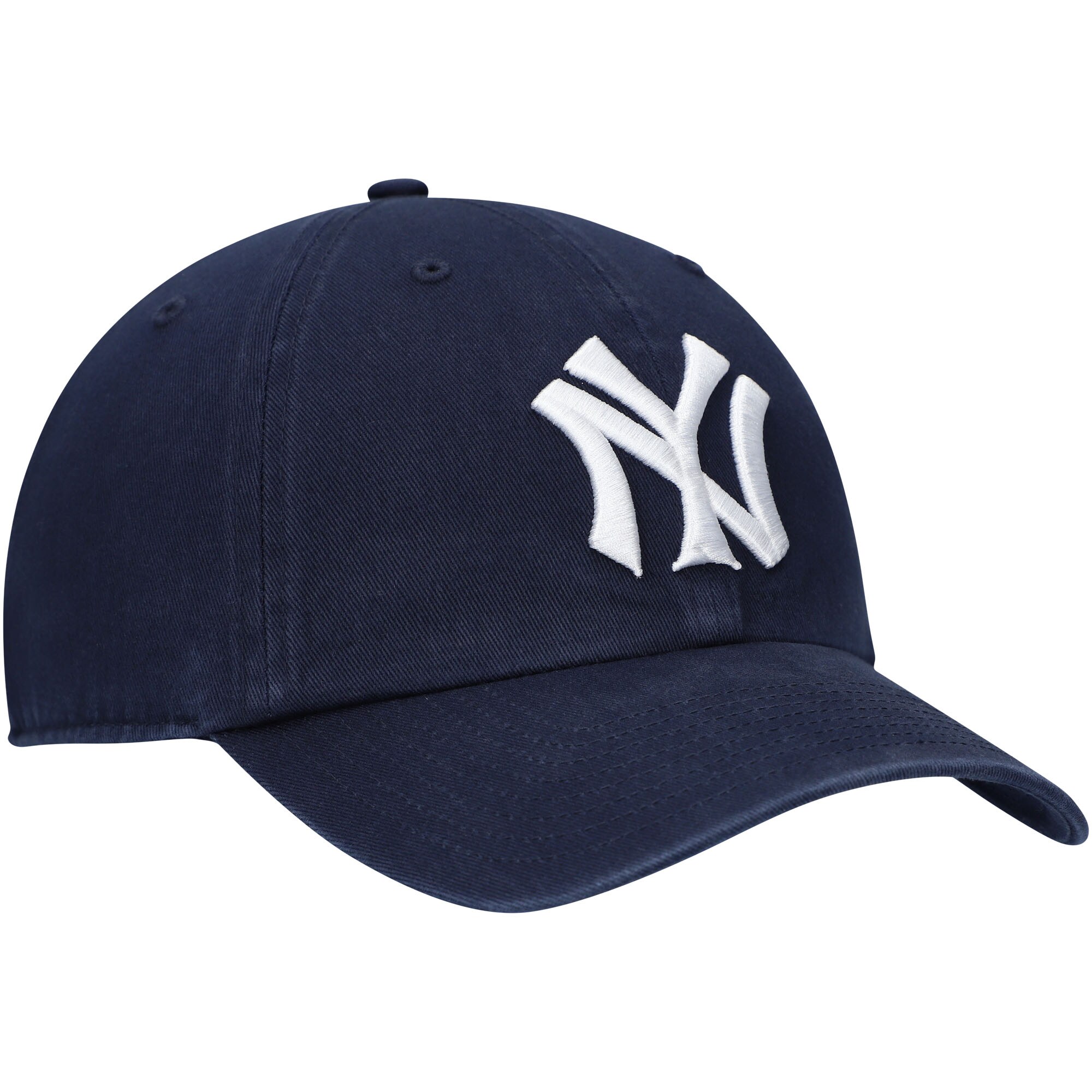 New York Yankees '47 Logo Cooperstown Collection Clean Up Adjustable Hat - Navy - PersonalJerseys