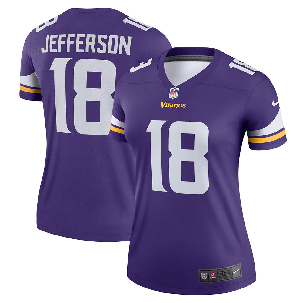 Women's Minnesota Vikings Justin Jefferson Legend Jersey Purple - PersonalJerseys
