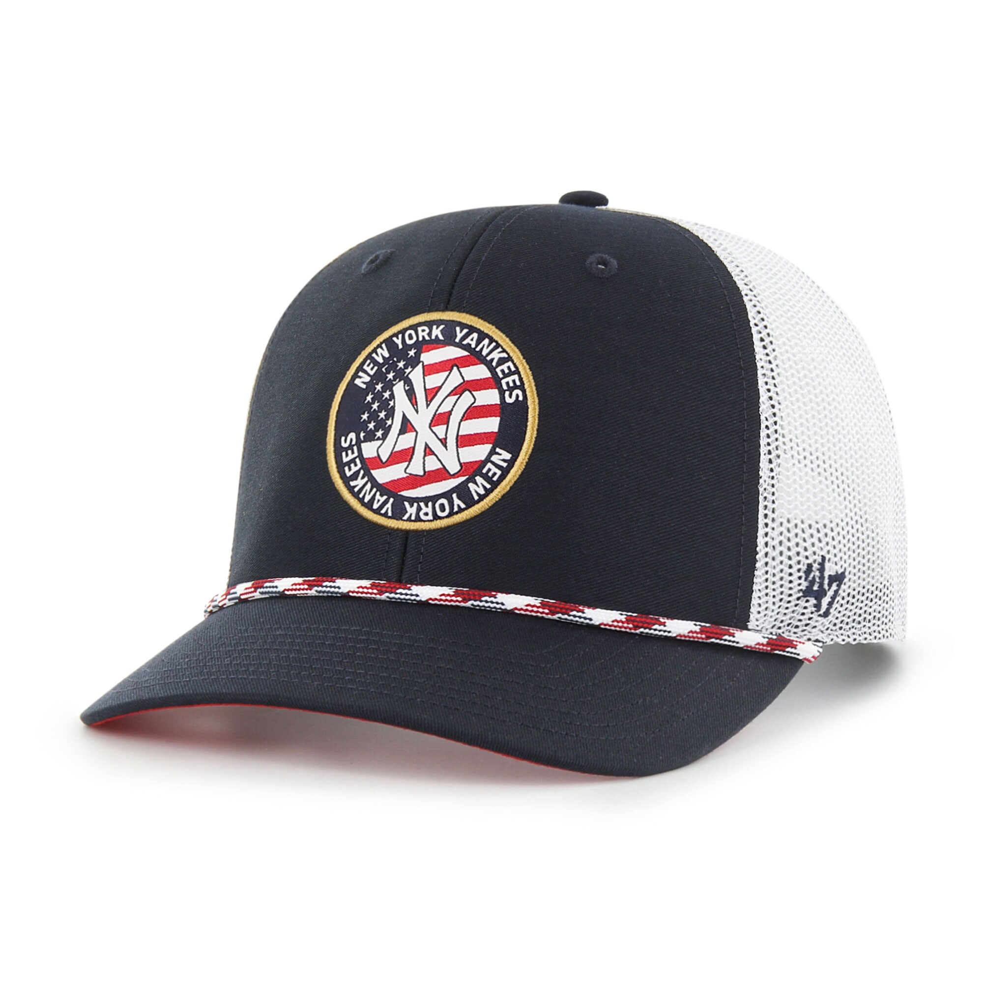 New York Yankees '47 Union Patch Trucker Adjustable Hat - Navy - PersonalJerseys