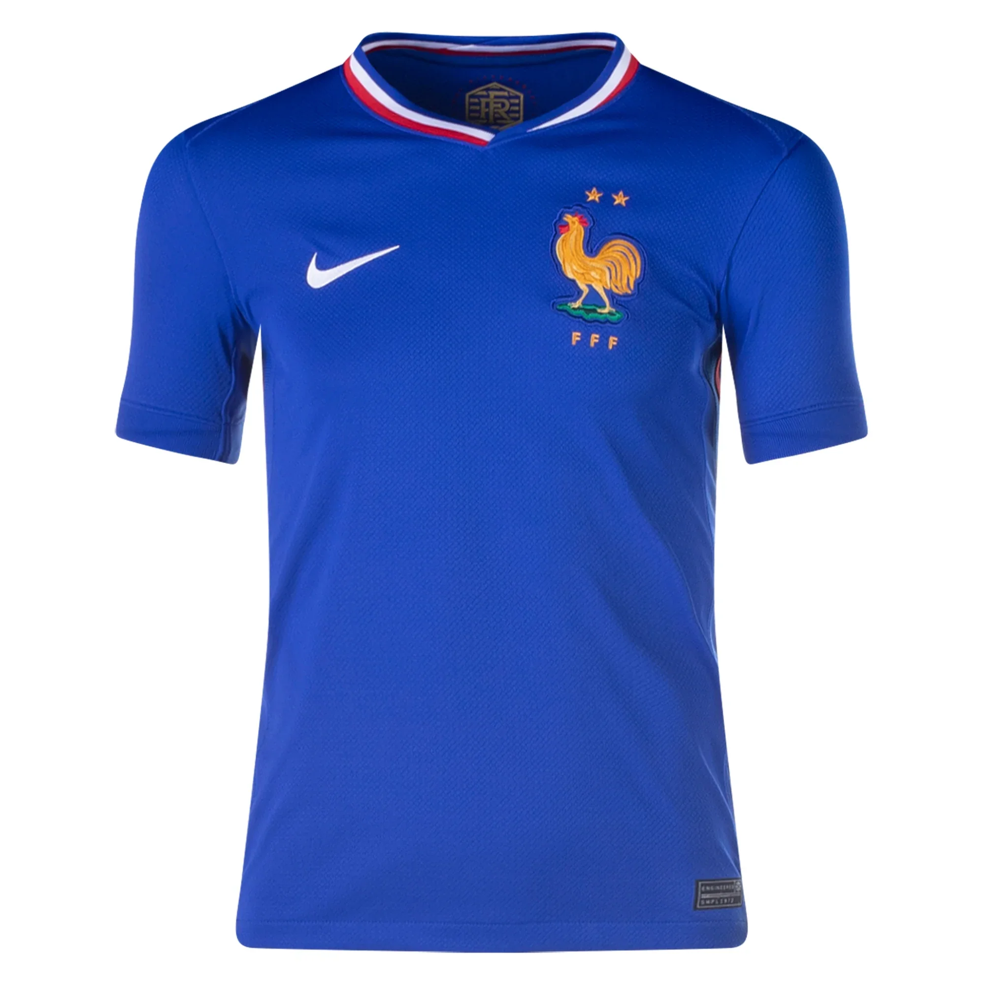 Nike Youth France Home Jersey 24/25 (Bright Blue/University Red) - PersonalJerseys